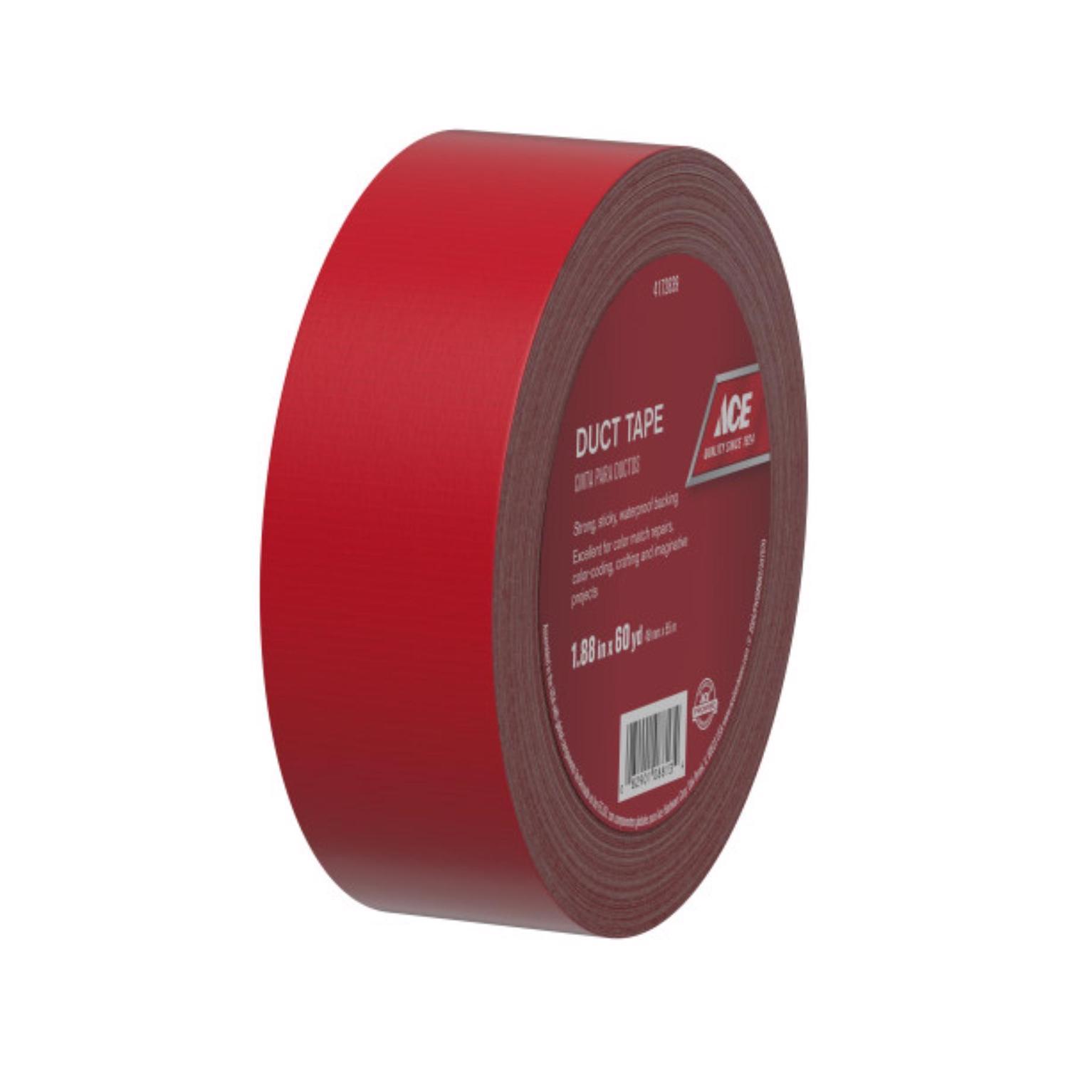 Ace 1.88 in. W X 60 yd L Red Solid Duct Tape