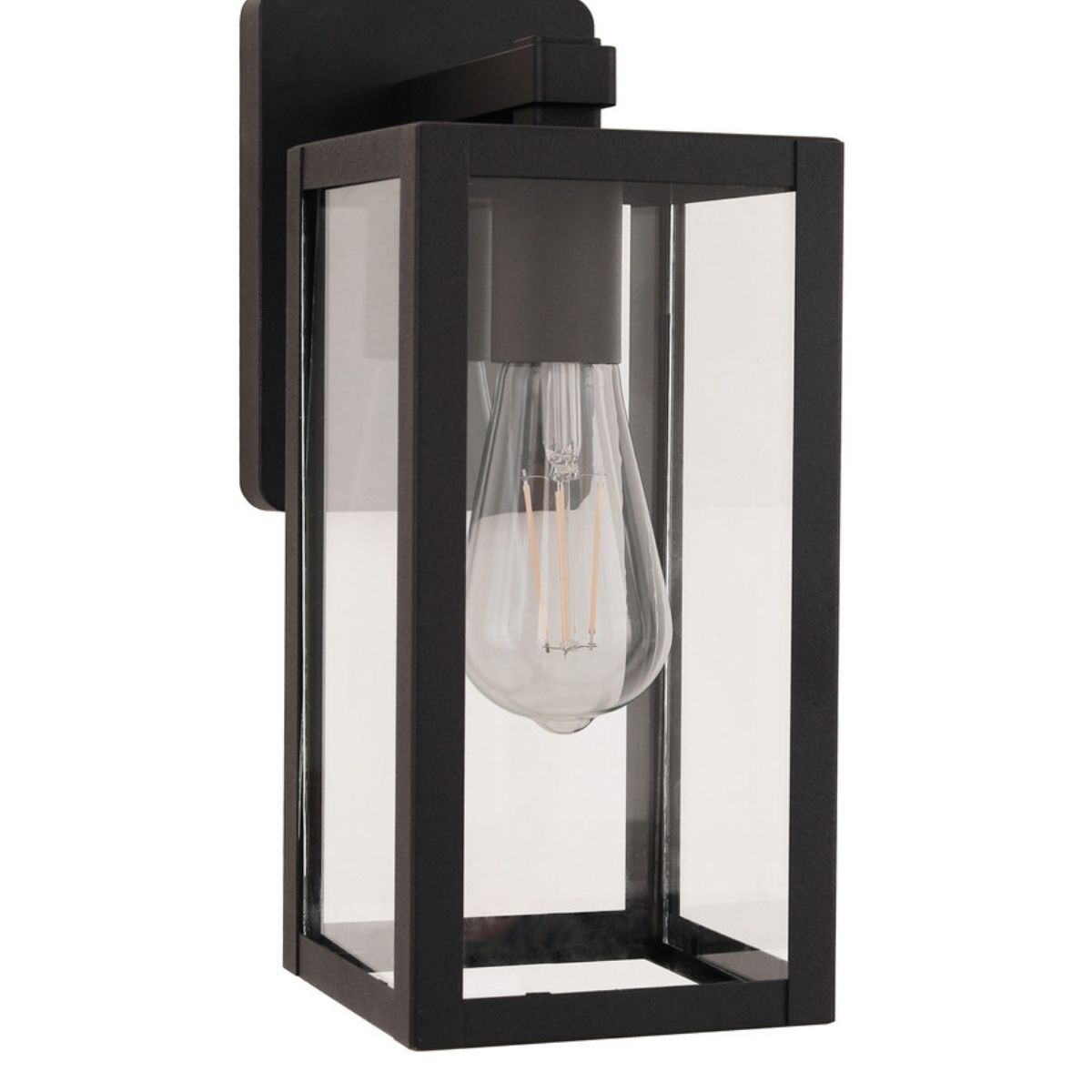 Craftmade Harris 1 Light 12.13 in. Outdoor Lantern in Textured Black