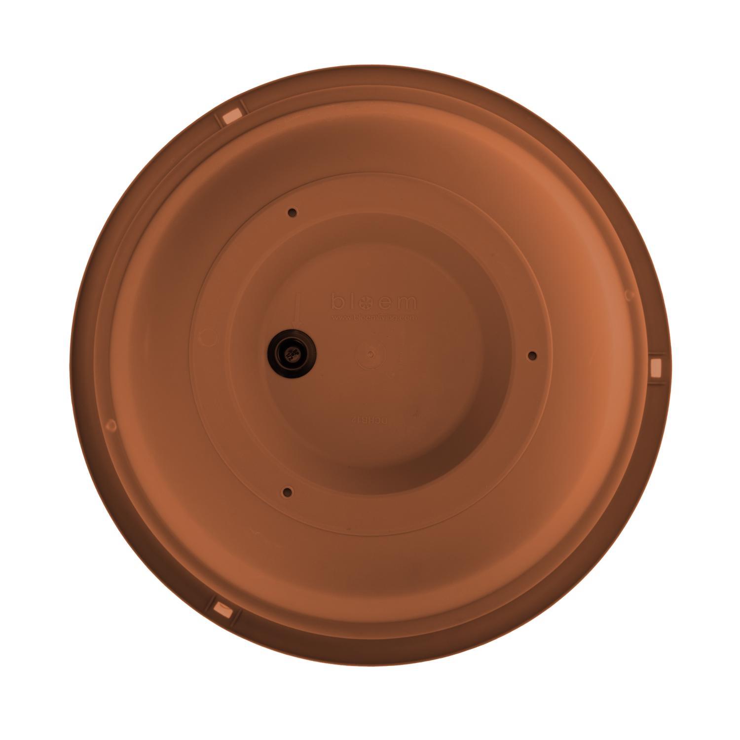 Bloem Dura Cotta 6.8 in. H X 12.5 in. W X 12.4 in. D Resin Hanging Basket Terracotta