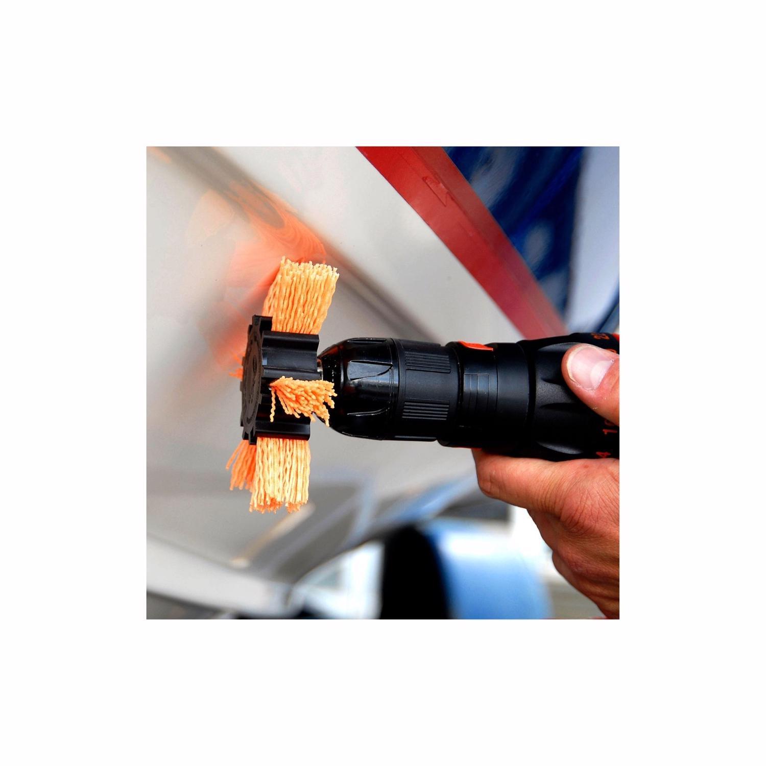 Dico Nyalox 4 in. D X 1/4 in. Aluminum Oxide Wheel Brush Mandrel Mounted Flap Brush 120 Grit 1 pc