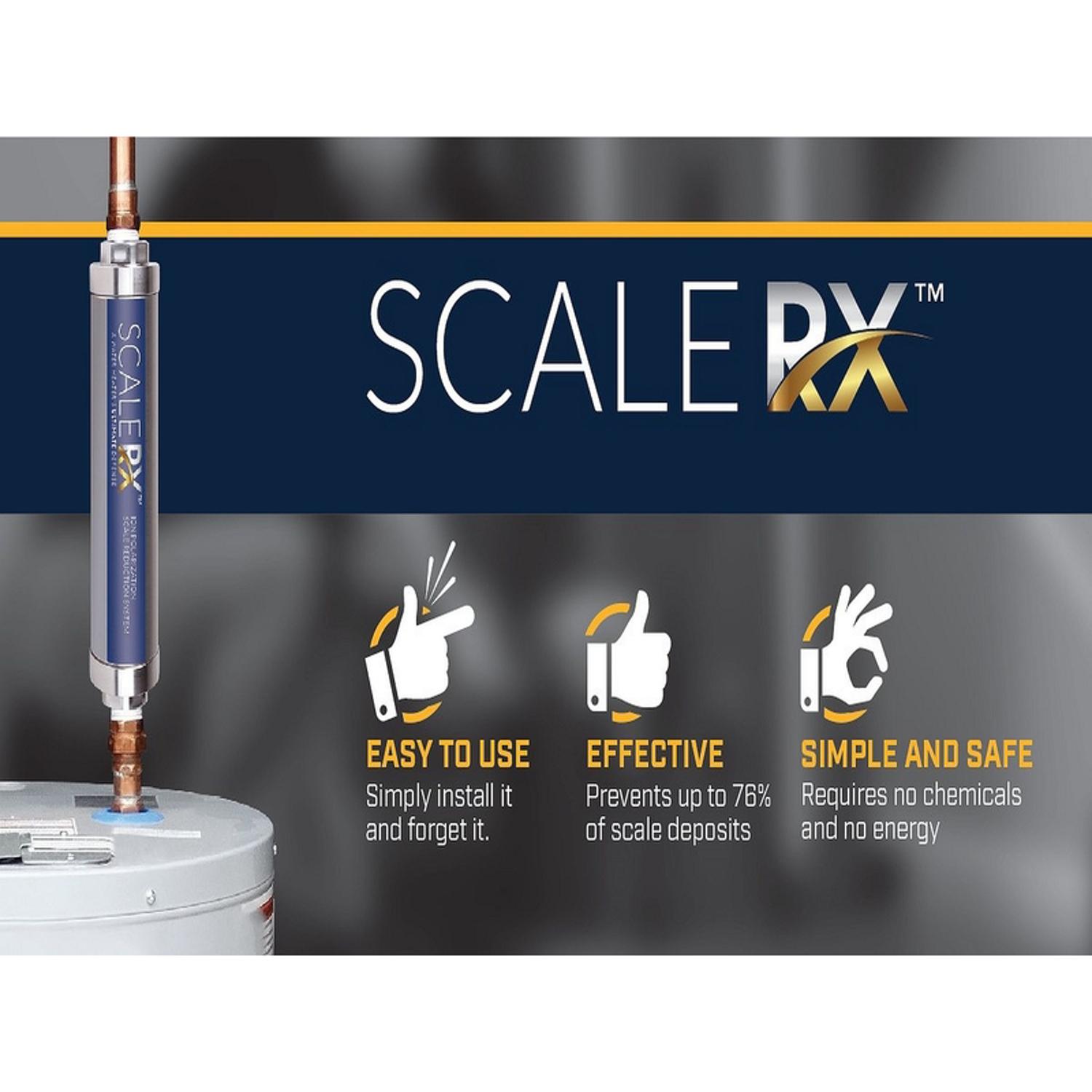American Valve ScaleRX Water Heater Scale Prevention System