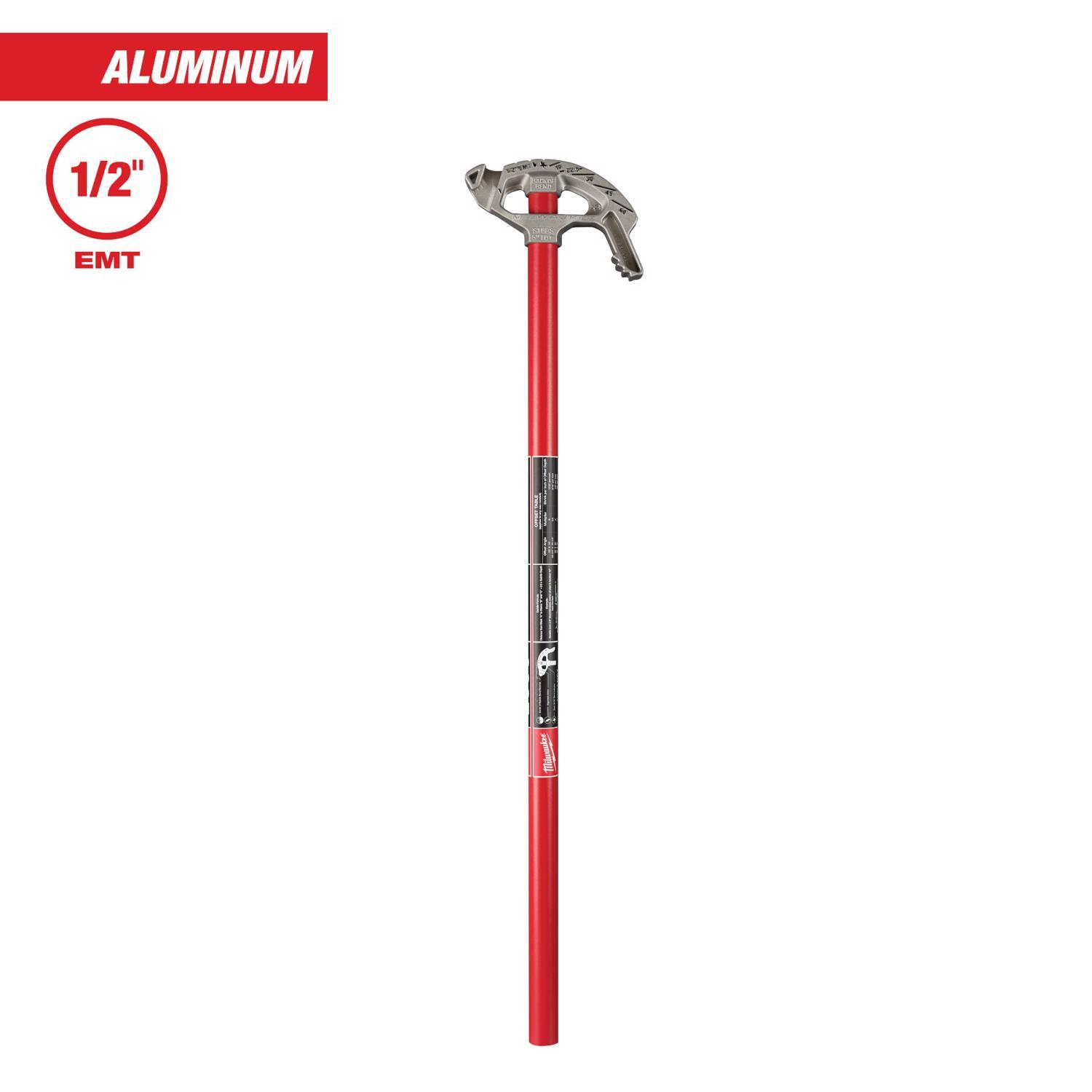 Milwaukee EMT 1/2 in. L Conduit Bender Die-Cast Aluminum/Steel