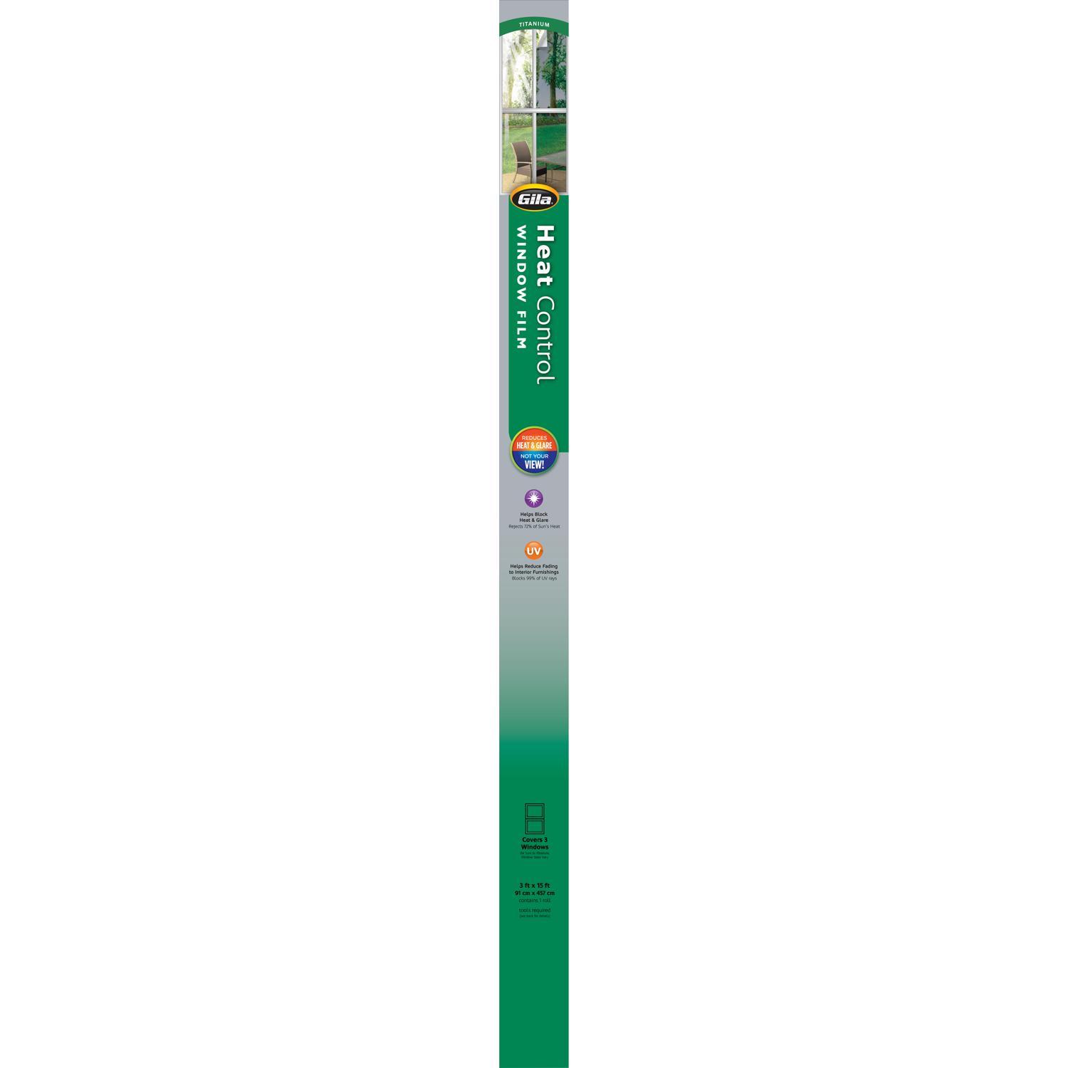 Gila Adhesive Backed Window Film 36 in. W X 15 ft. L