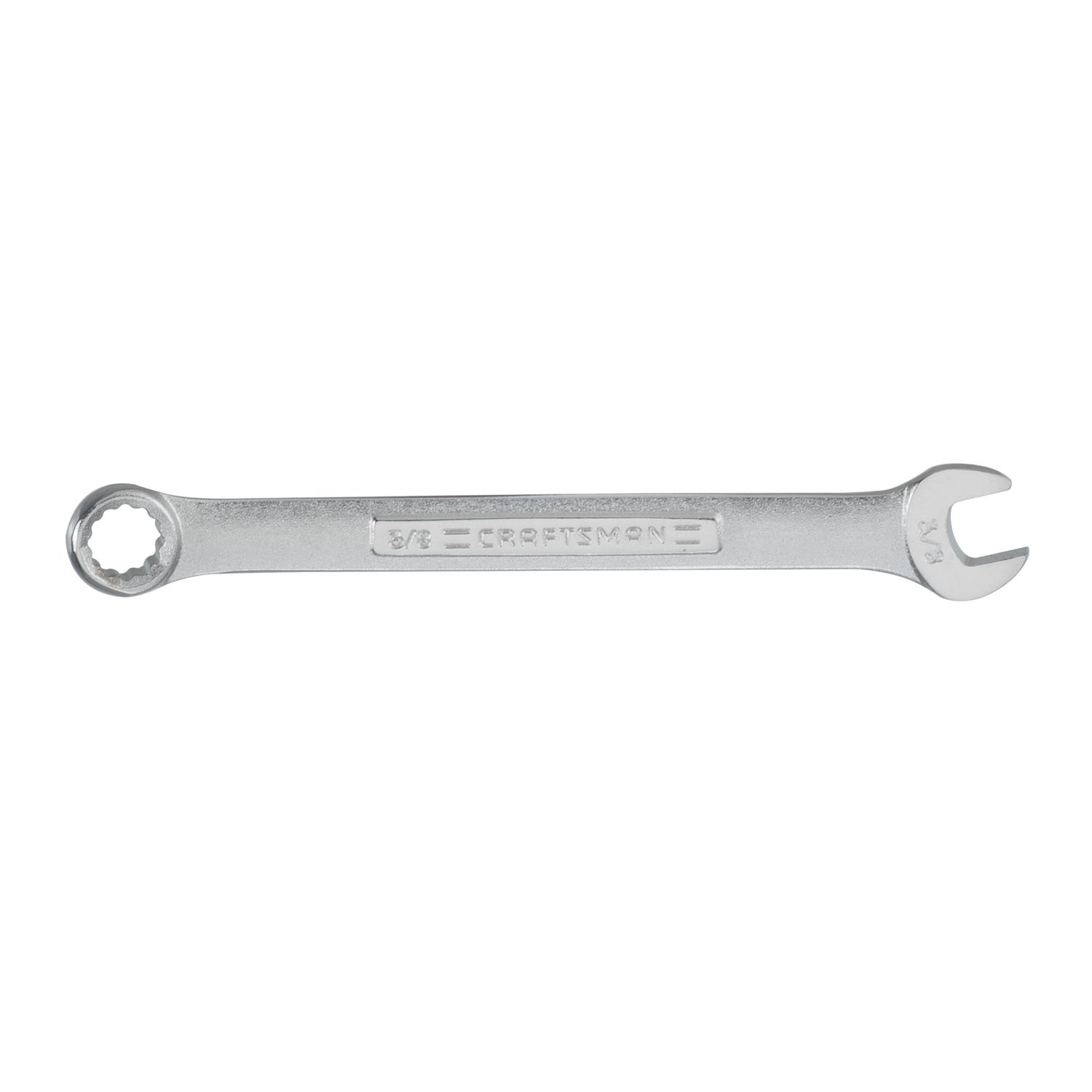 CRAFTSMAN 3/8 in. X 3/8 in. 12 Point SAE Combination Wrench 5.25 in. L 1 pc