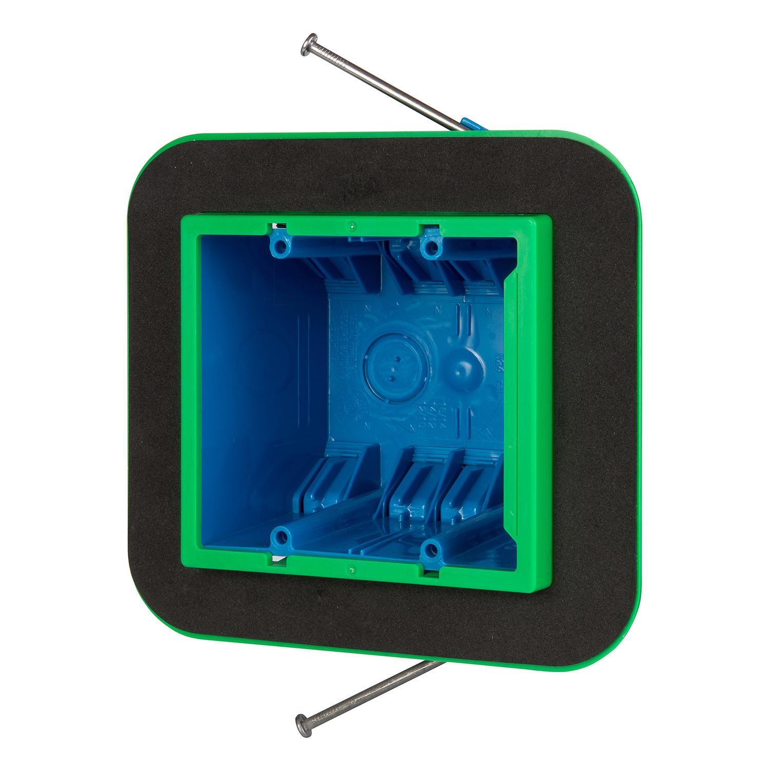 Madison Electric Draft Seal Rectangle PVC Draft Seal Kit Black/Green