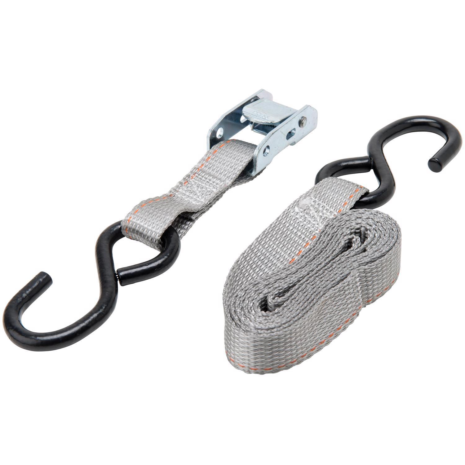Keeper 1 in. W X 6 ft. L Gray Tie Down 400 lb 1 pk