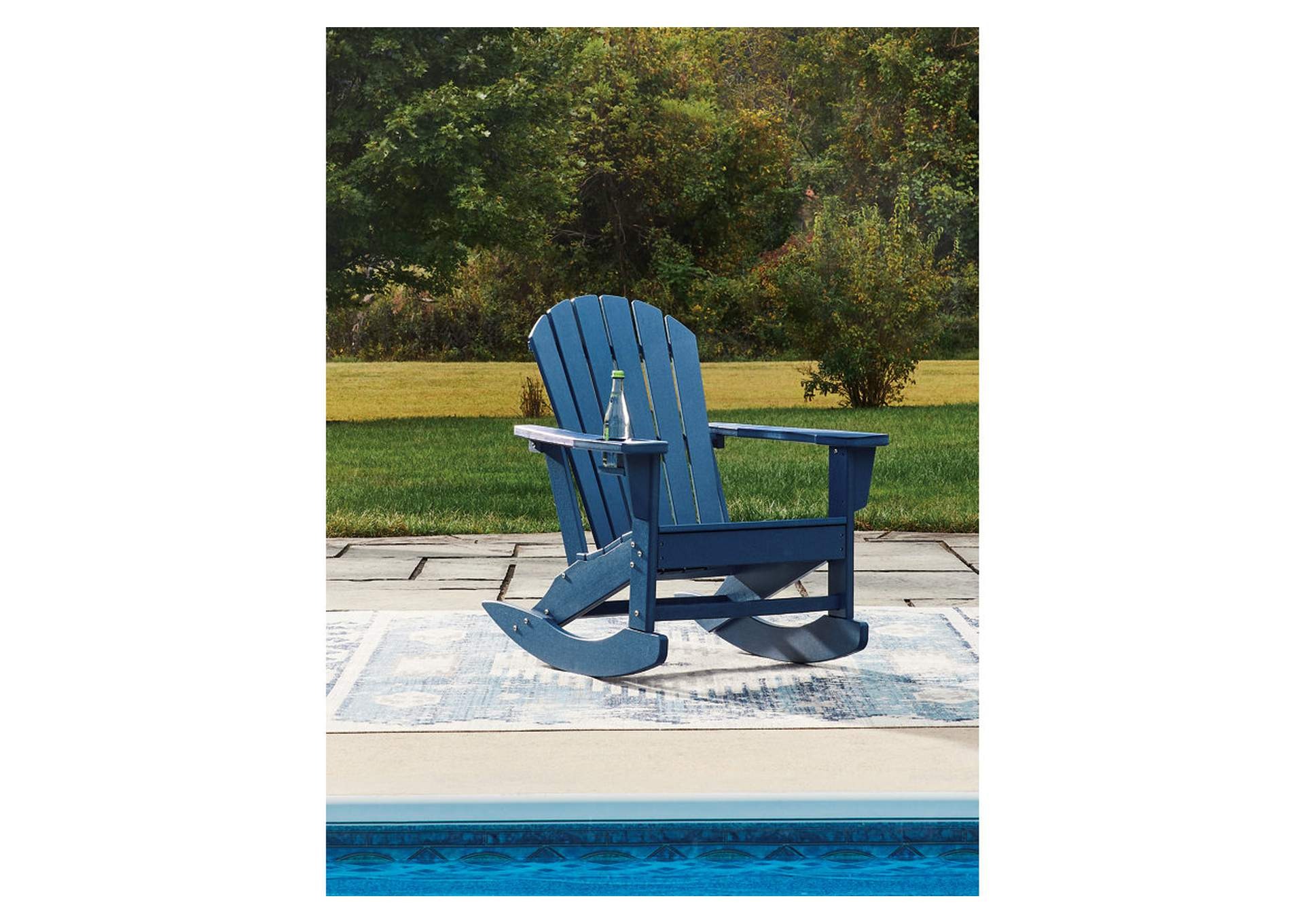Ashley Adirondack Rocker Sundown Treasure Blue