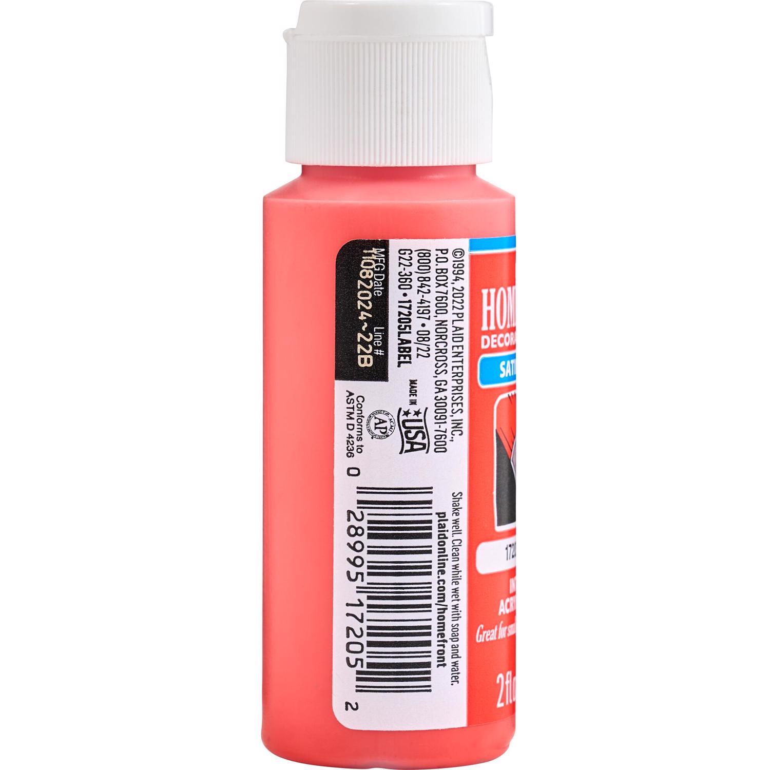 Homefront Satin Orange Hobby Paint 2 oz