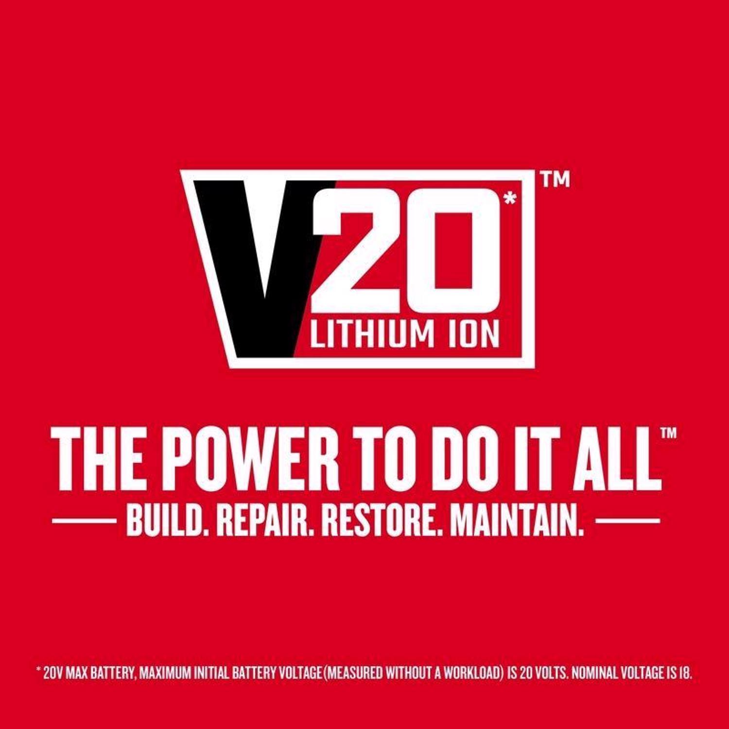 CRAFTSMAN V20 CMCCS610D1 10 in. 20 V Battery Chainsaw Kit (Battery & Charger)
