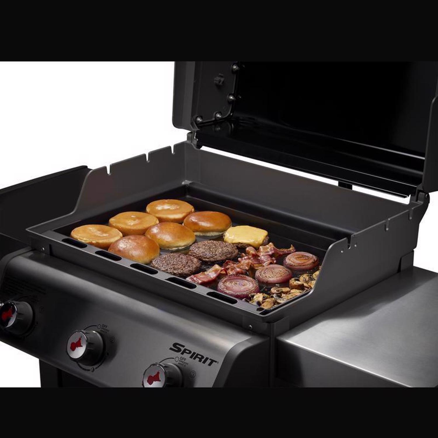 Weber Large Spirit/Searwood Rust Resistant Griddle Insert 22.7 in. L X 17.3 in. W 1 pk