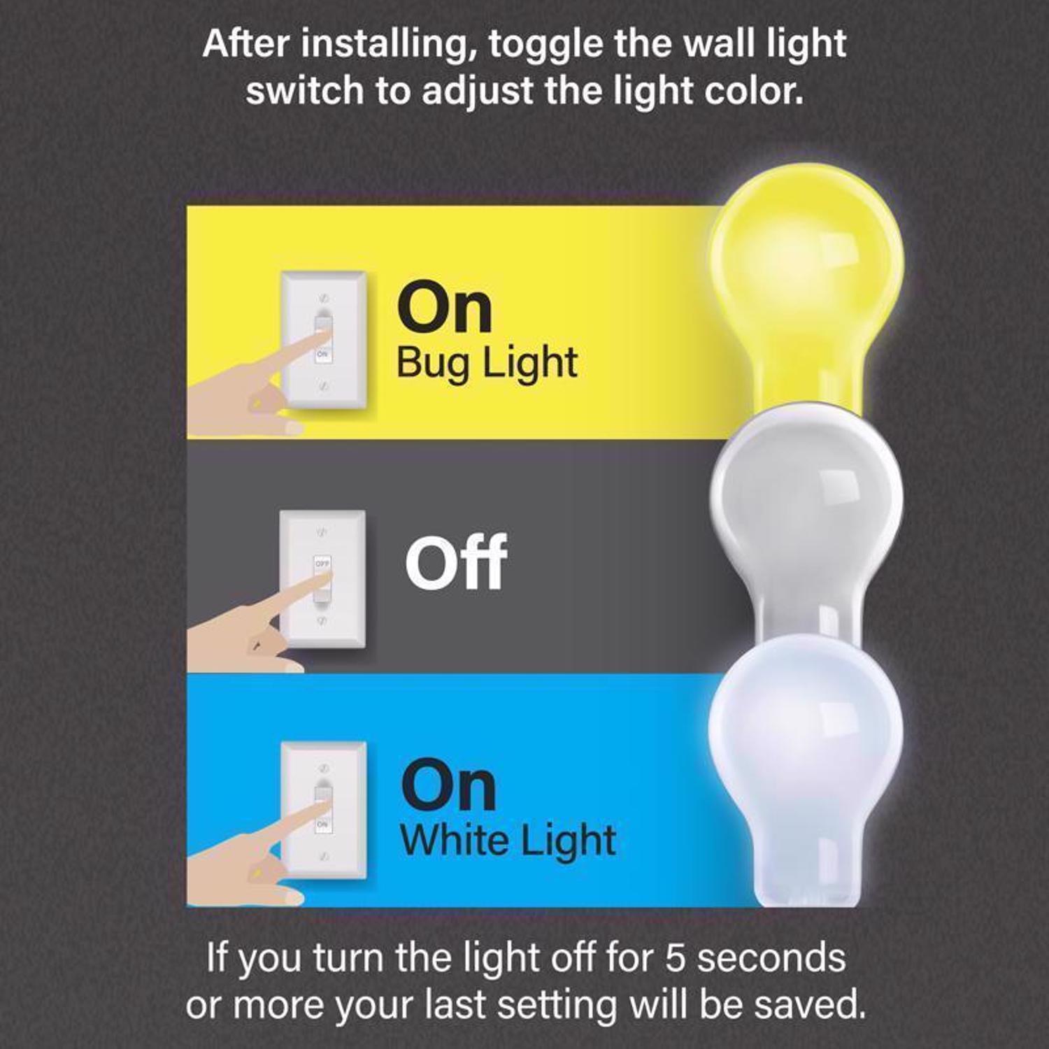 Feit A19 E26 (Medium) LED Bulb Yellow 60 Watt Equivalence 1 pk