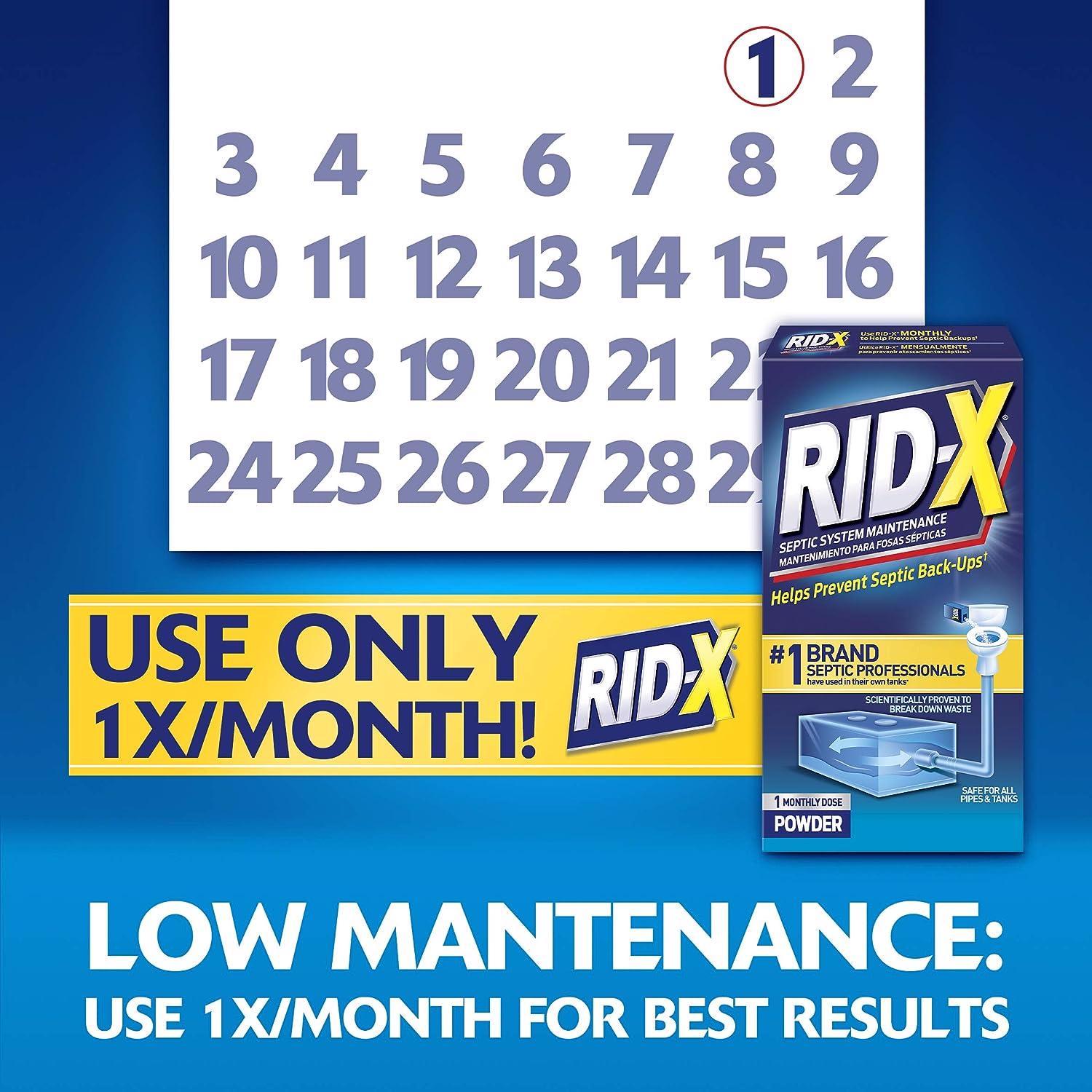 RID-X Powder Septic System Treatment 19.6 oz