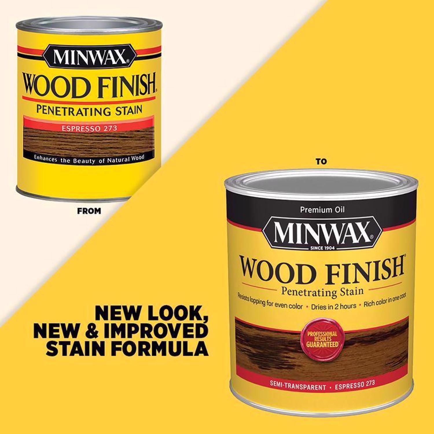 Minwax Wood Finish Semi-Transparent Simply White Oil-Based Penetrating Wood Finish 1 qt
