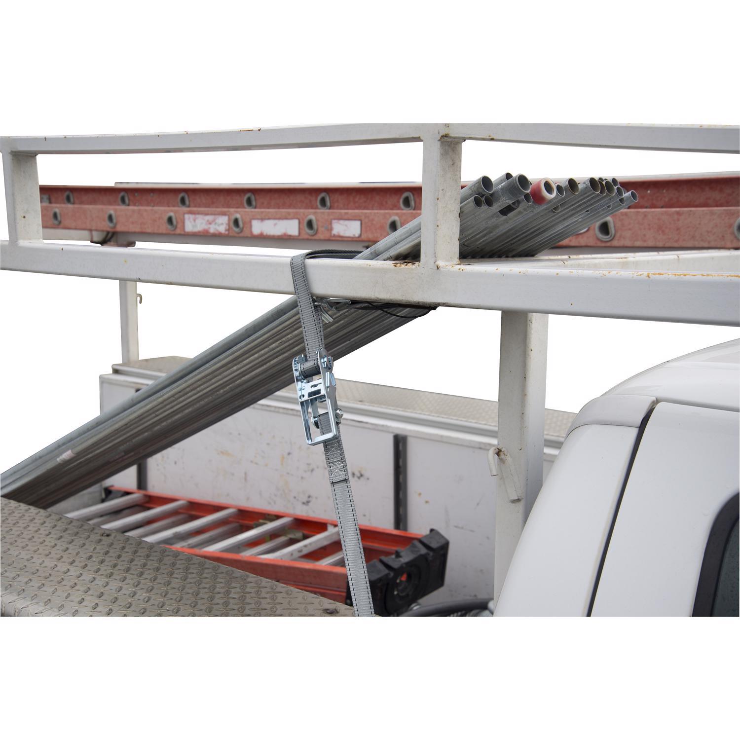 Keeper 1.5 in. W X 14 ft. L Gray Tie Down w/Ratchet 1000 lb 1 pk