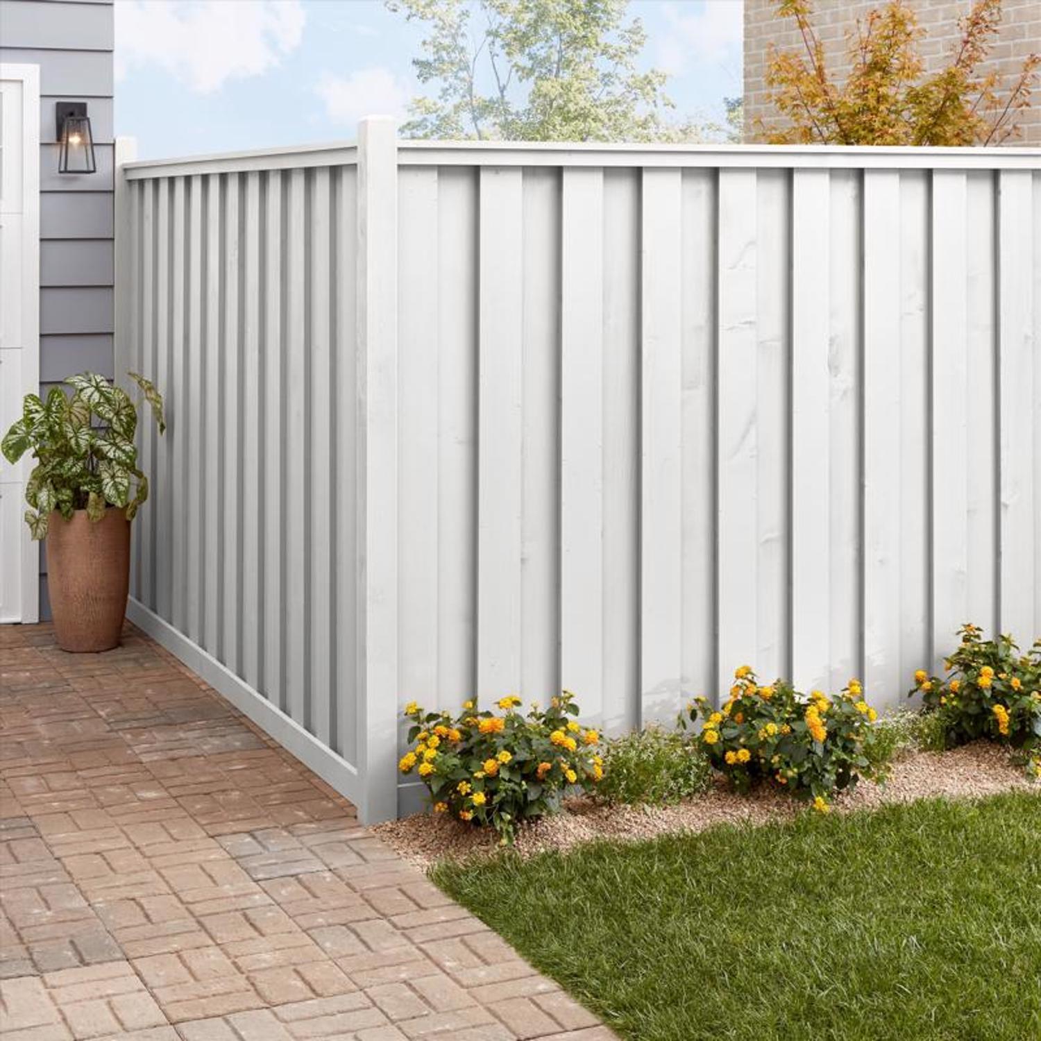 Cabot Siding & Fence Solid Tintable Ultra White Base Water-Based Acrylic Stain and Sealer 1 gal