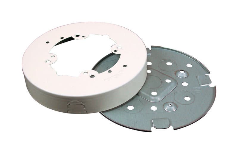 Legrand Round Metal 1 gang Fan Box Ivory