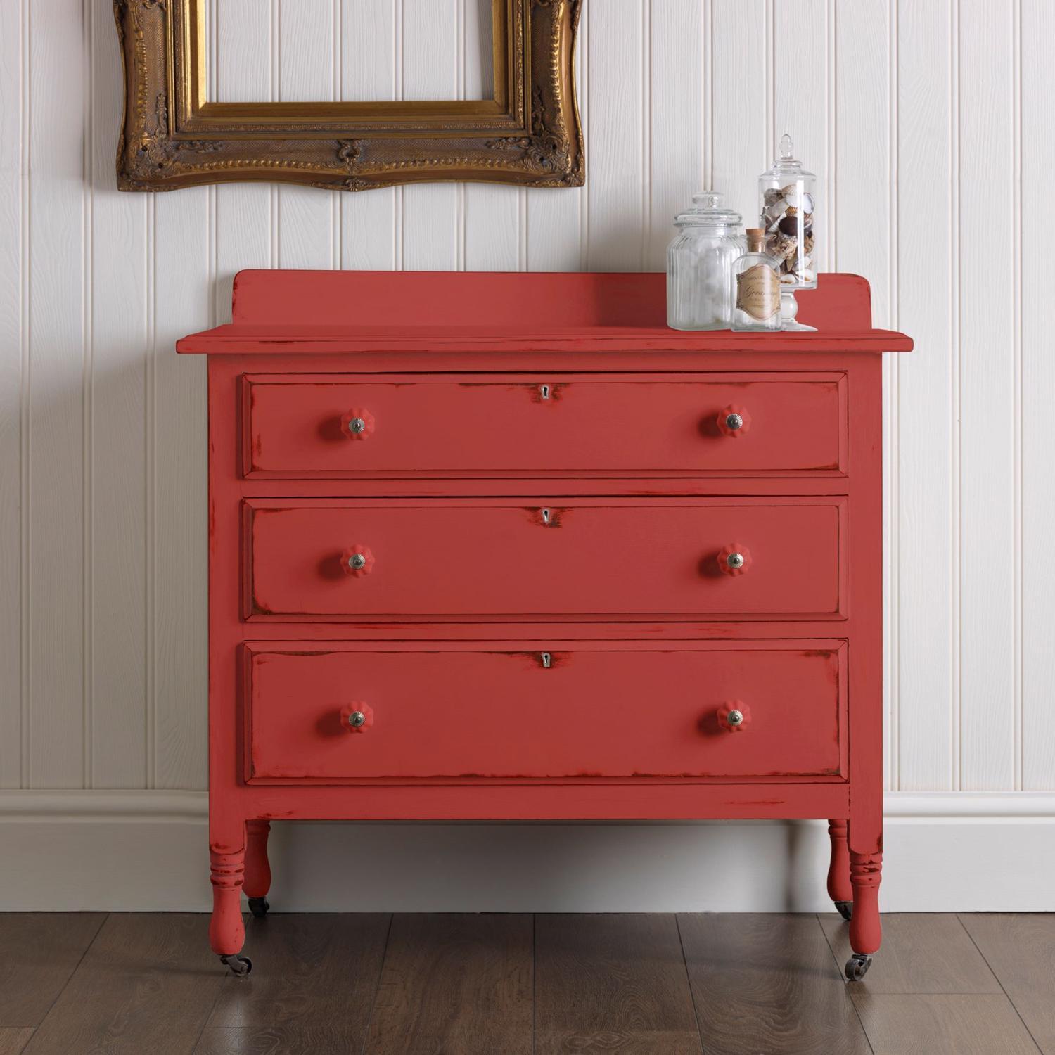 Rust-Oleum Chalked Ultra Matte Farmhouse Red Oil-Based Acrylic Sprayable Chalk Paint 12 oz