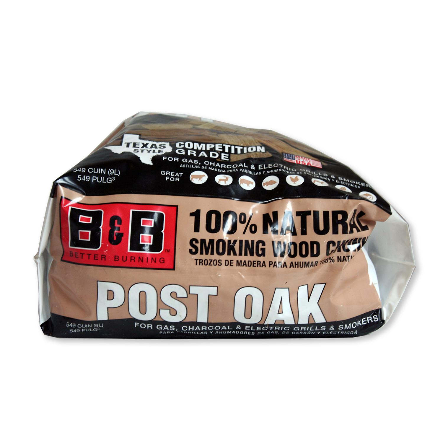 B&B Charcoal All Natural Oak Wood Smoking Chunks 549 cu in