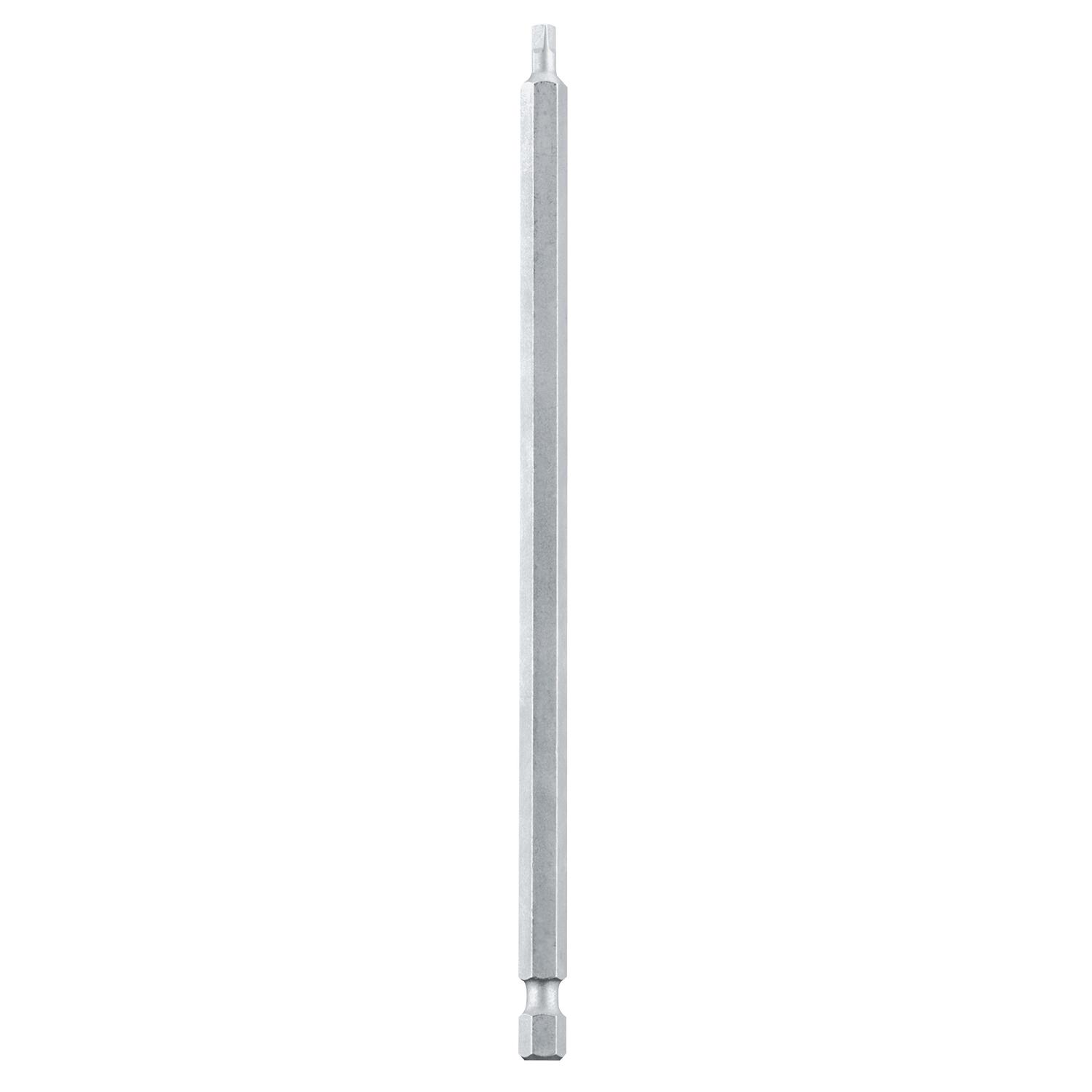 DEWALT Square Recess #2 X 6 in. L Screwdriver Bit Heat-Treated Steel 1 pc