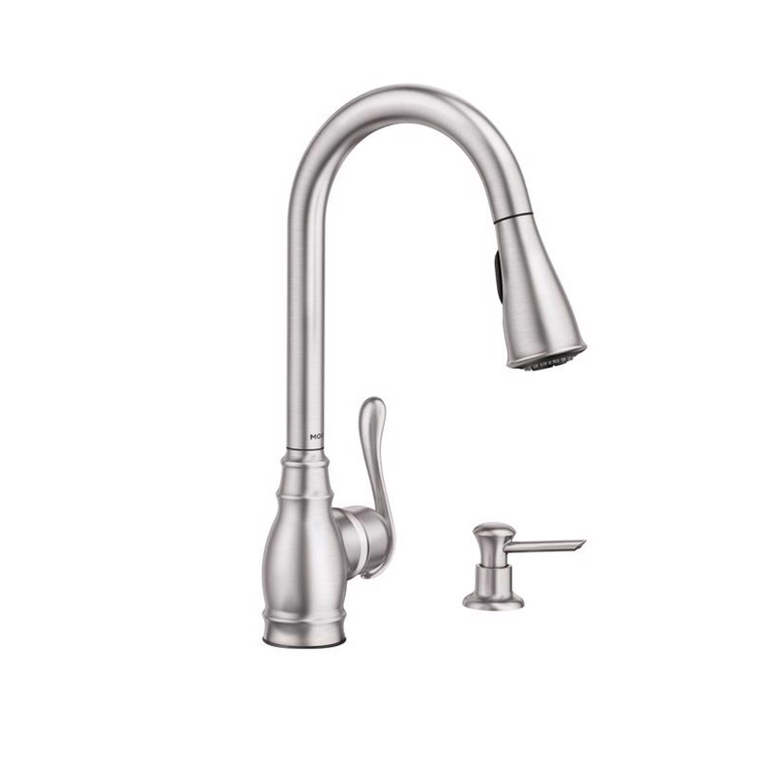 Moen Anabelle One Handle Stainless Steel Pull-Down Kitchen Faucet