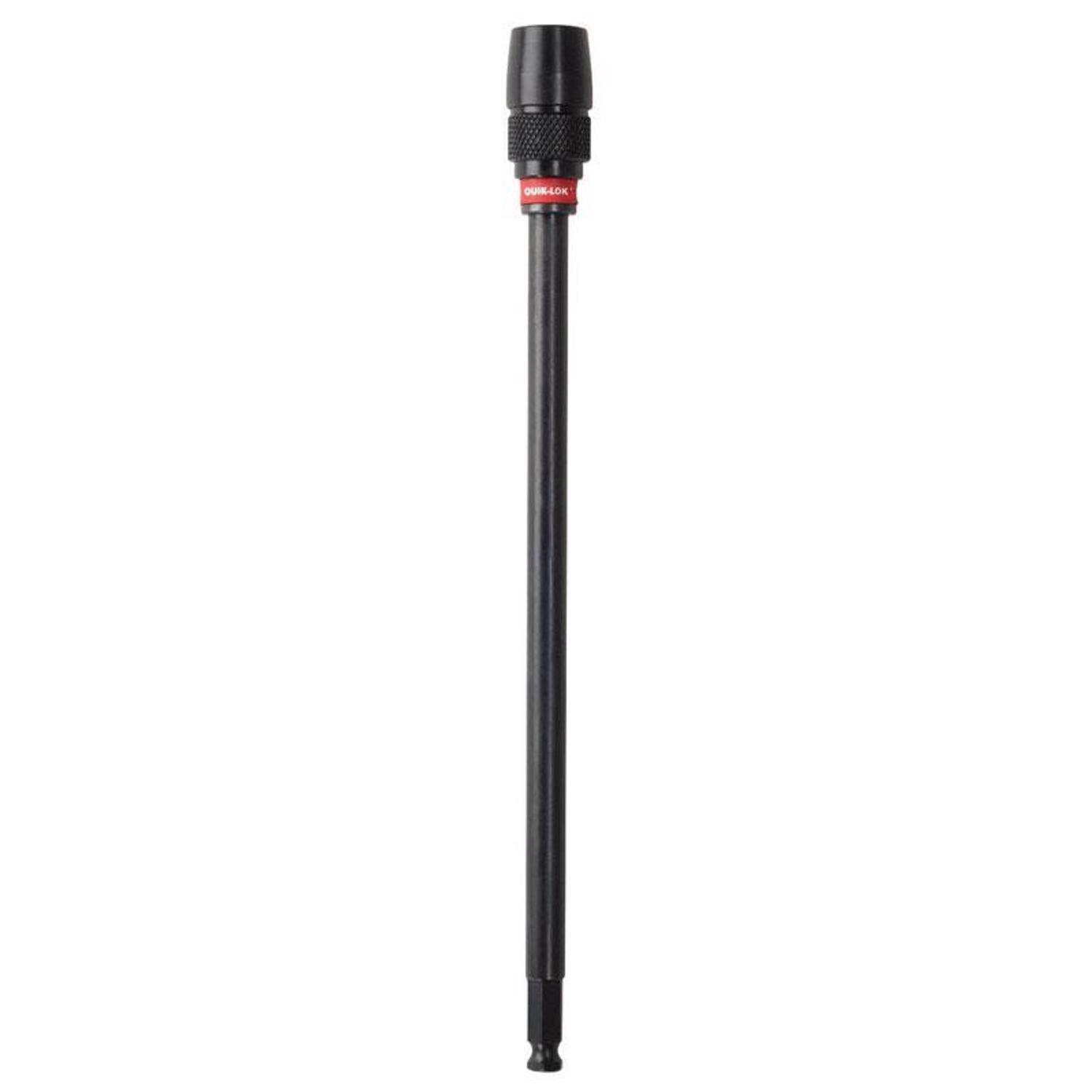 Milwaukee Quik-Lok 12 in. Alloy Steel Drill Bit Extension 7/16 in. Hex Shank 1 pc