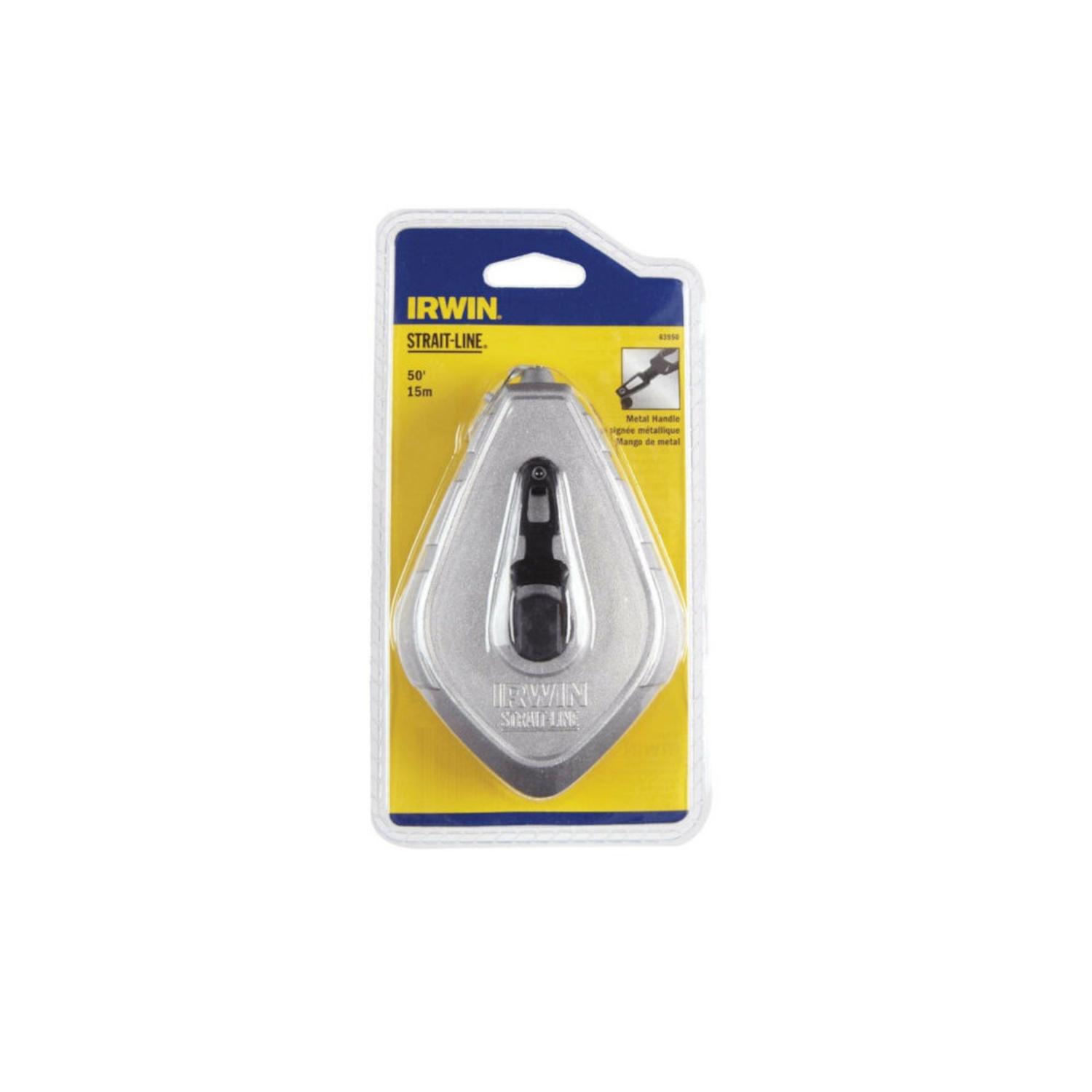 Irwin Strait-Line 2 oz Fast Retrieve Chalk Line Reel 50 ft.