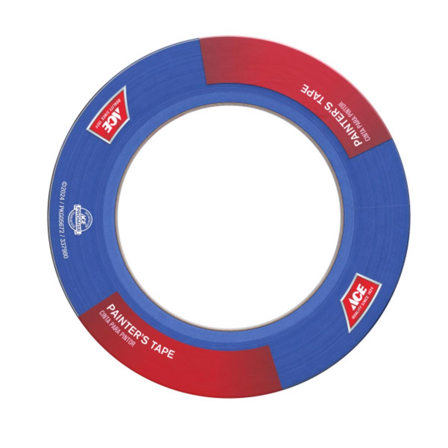 Ace Clean Release 0.7 in. W X 60 yd L Blue Medium Strength Painter's Tape 1 pk