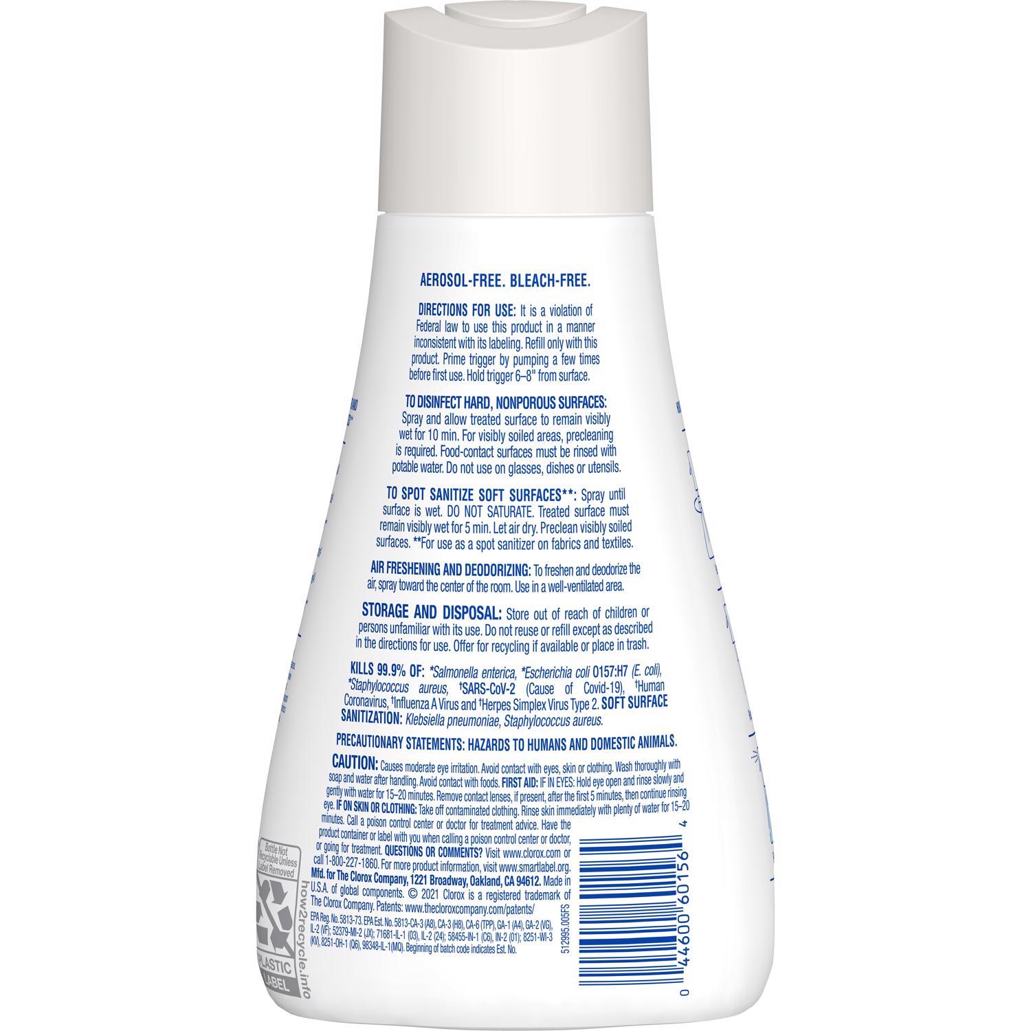 Clorox Eucalyptus Peppermint Scent Disinfectant Cleaner 16 oz 1 pk