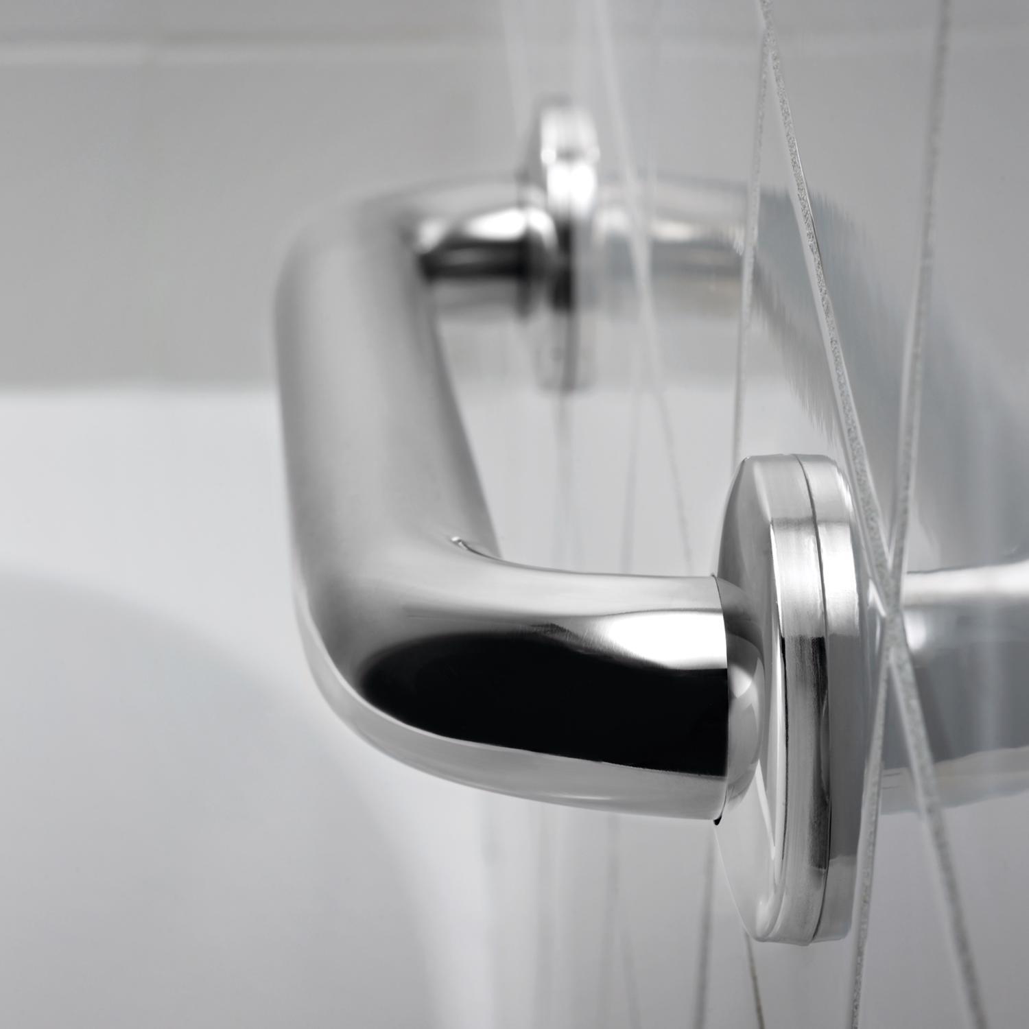 Delta 24 in. L ADA Compliant Peened Stainless Steel Grab Bar