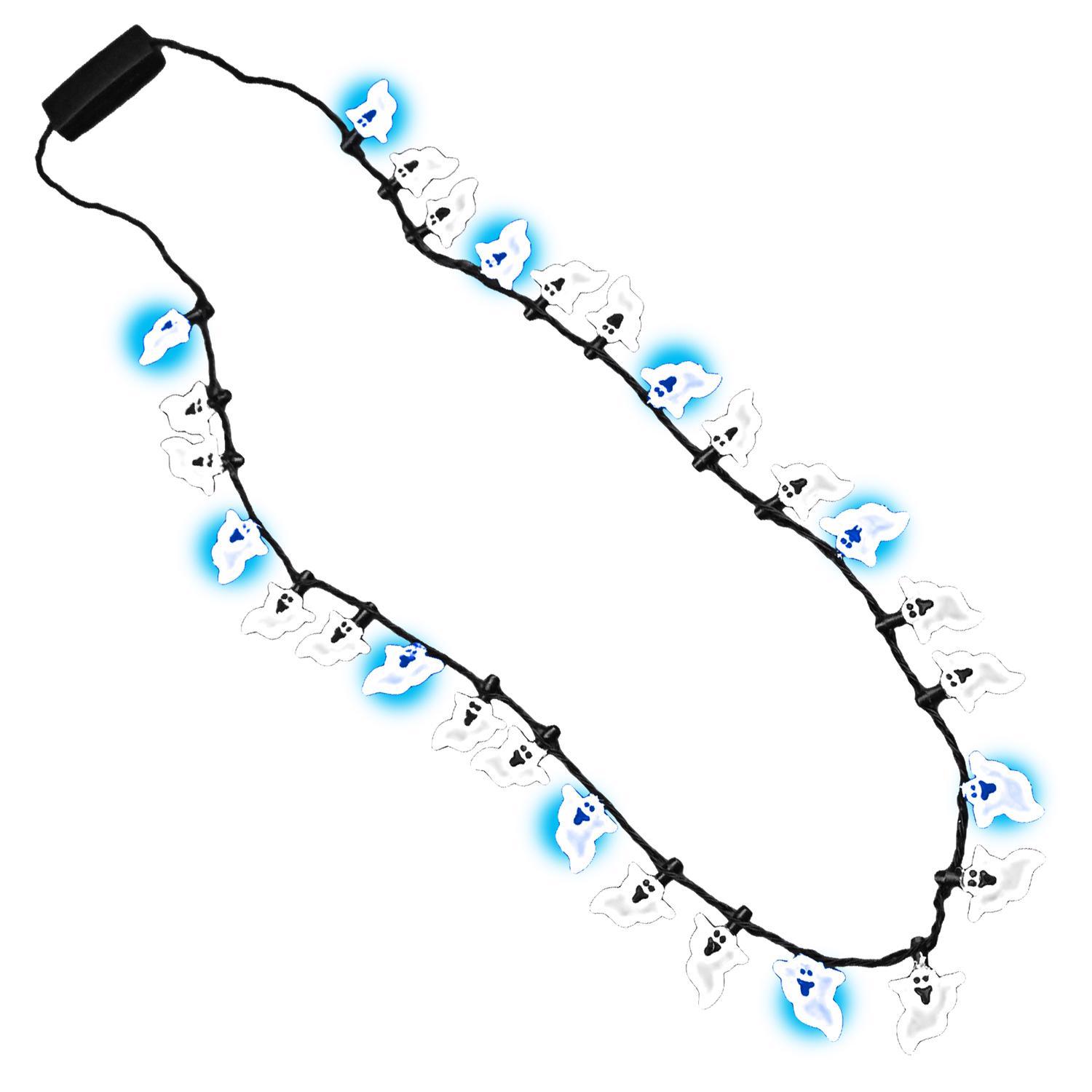 Magic Seasons Halloween Flashing Bulb Necklace Plastic 1 pk