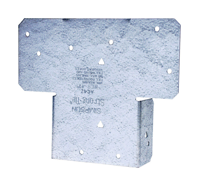 Simpson Strong-Tie Galvanzied Steel Post Cap 6-1/2 in. H x 3-9/16 in. W 18 Ga.