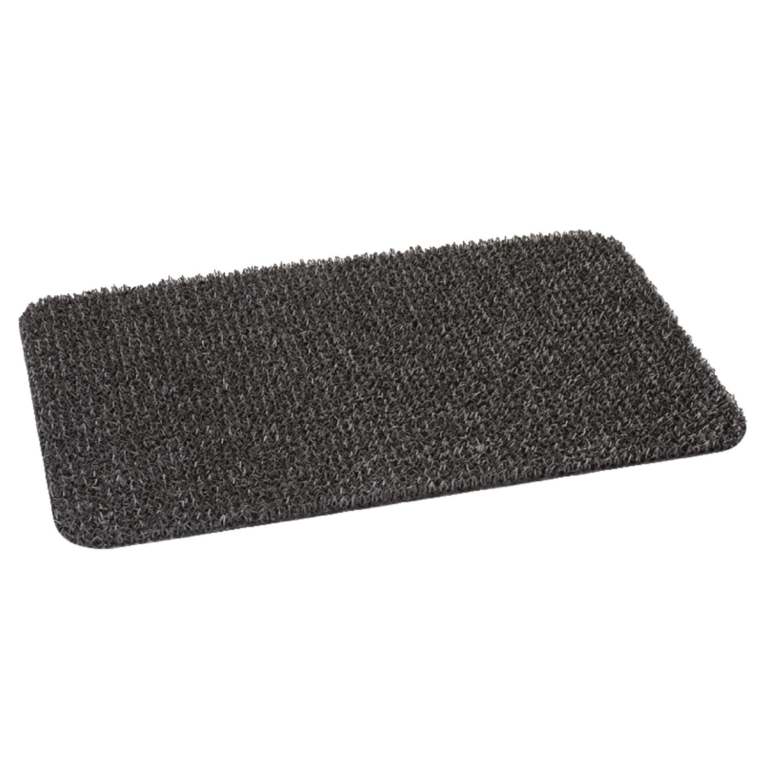 GrassWorx Clean Machine 18 in. W X 30 in. L Flint Flair Astroturf Door Mat