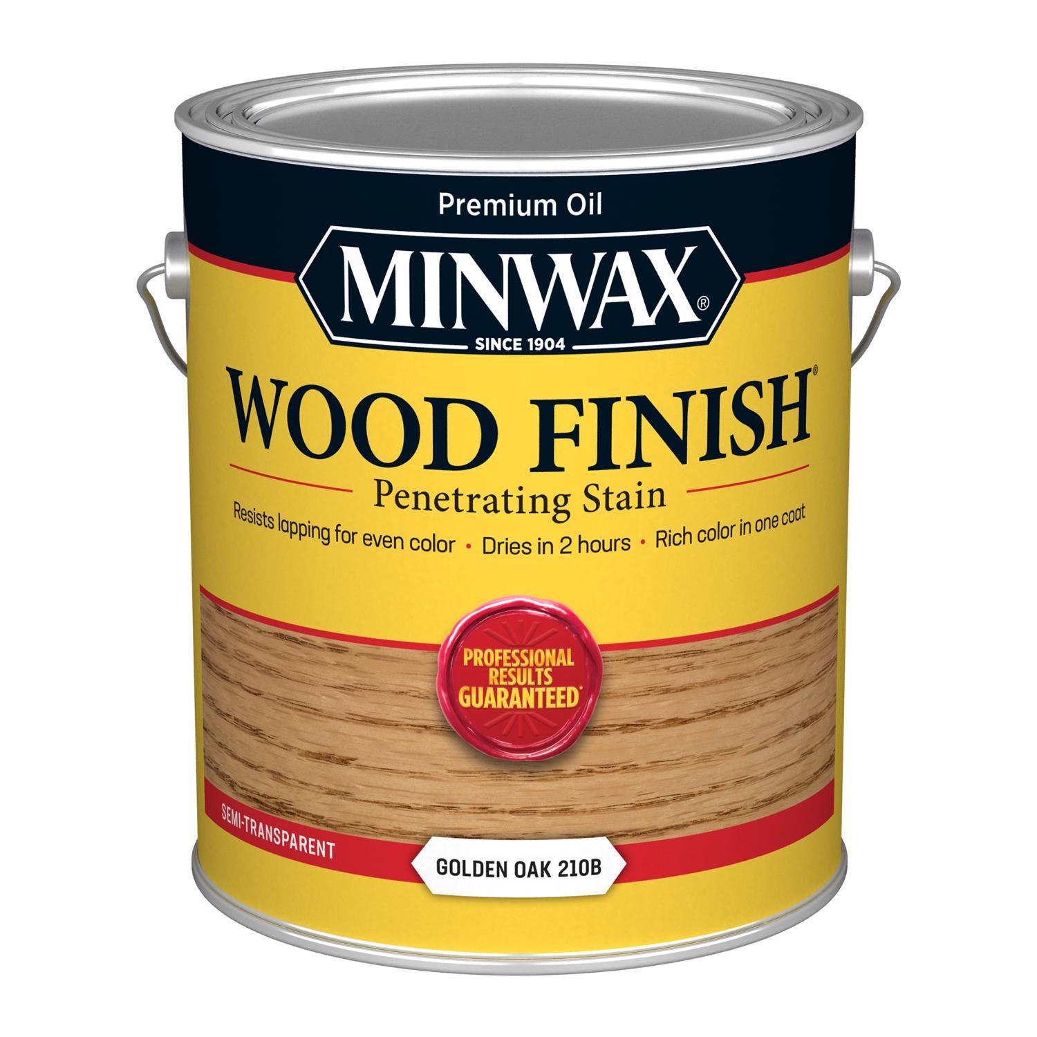 Minwax Wood Finish Semi-Transparent Golden Oak Oil-Based Penetrating Wood Stain 1 gal