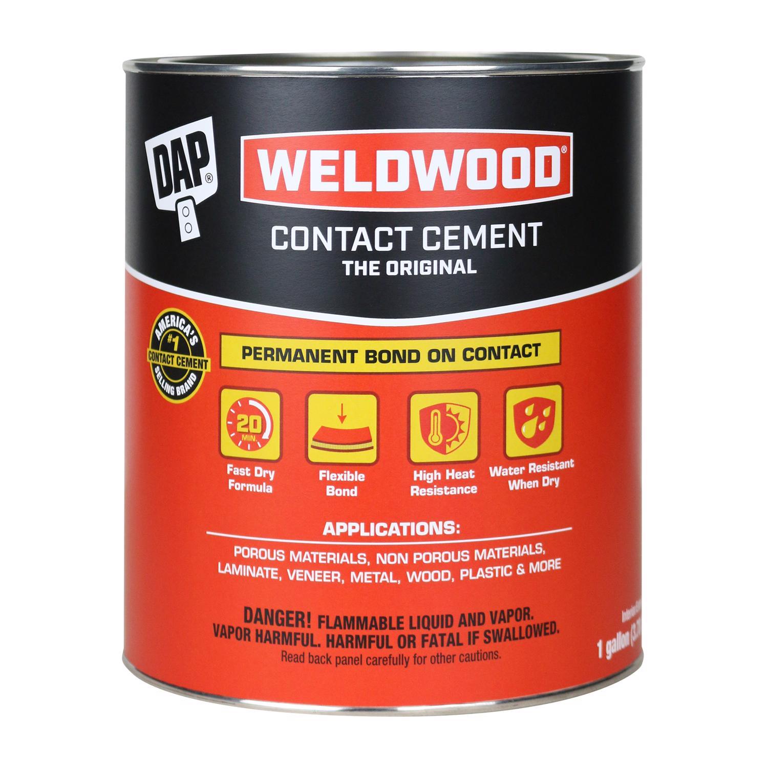 DAP Weldwood High Strength Rubber Contact Cement 1 gal