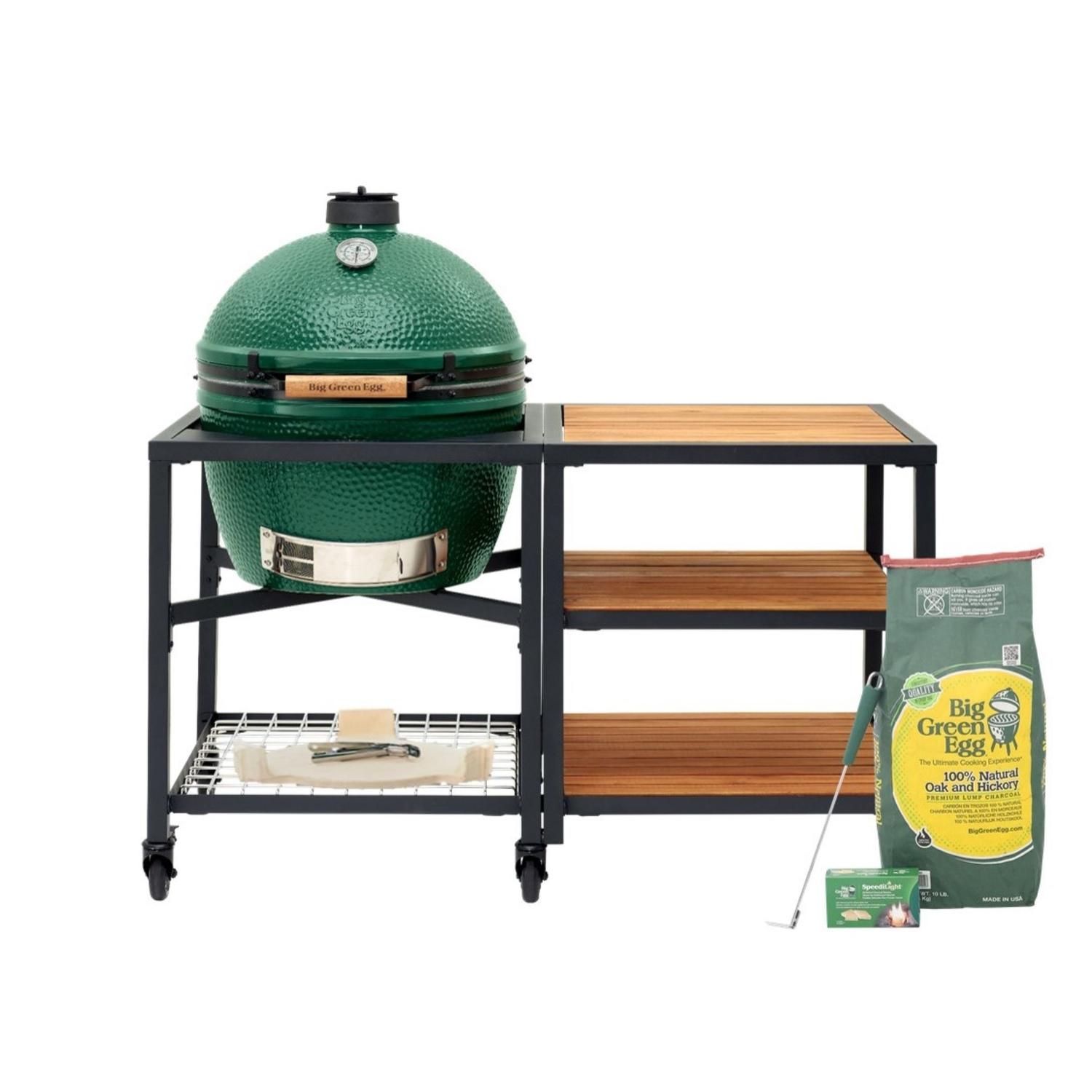 Big Green Egg Nest Expansion Frame Aluminum/Steel 30.5 in. H X 30 in. W X 30 in. L