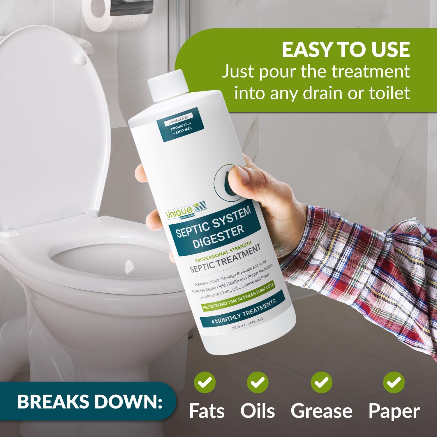 Unique Liquid Septic System Digester 1 qt