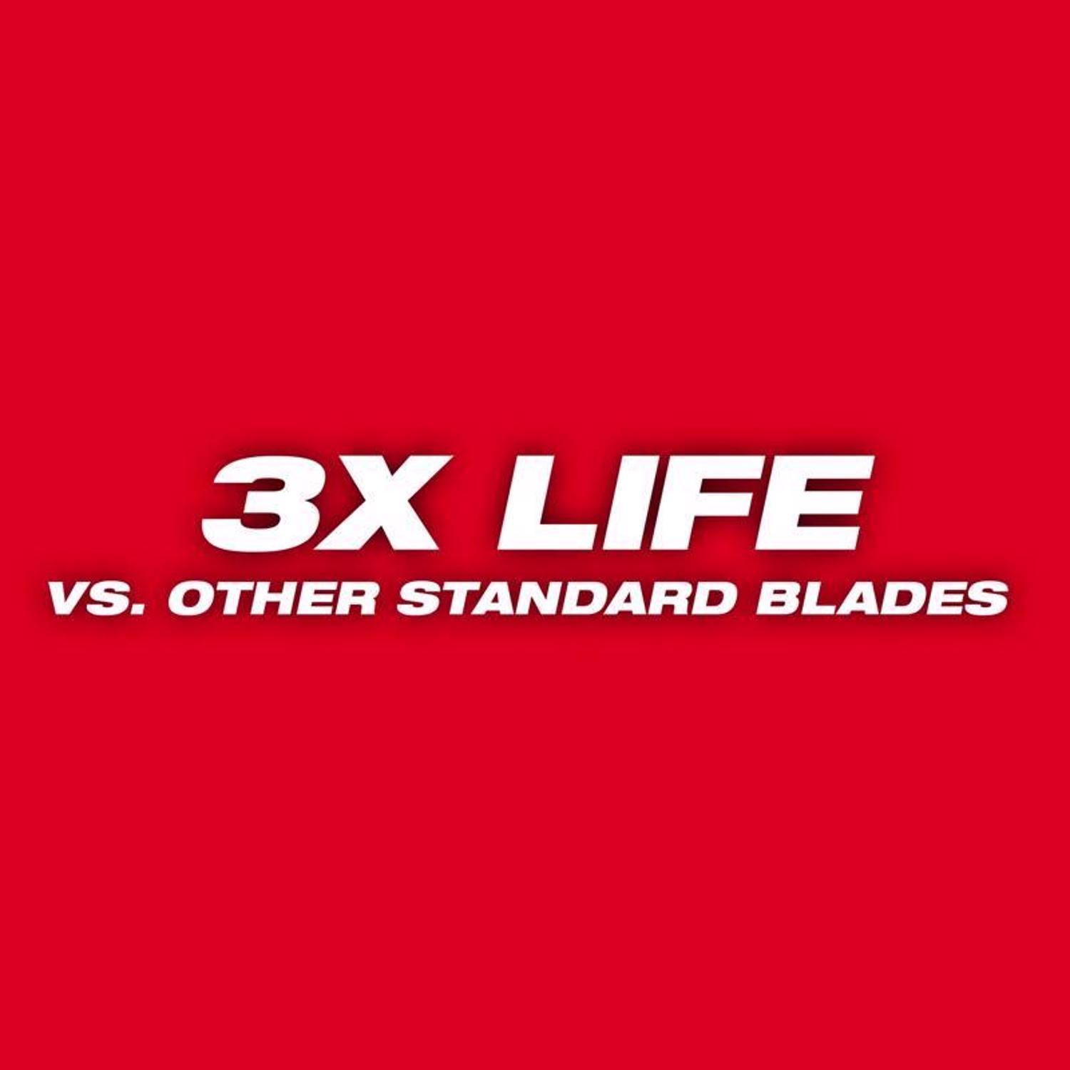 Milwaukee Sawzall 6 in. Bi-Metal Thin Kerf Reciprocating Saw Blade 5 TPI 5 pk