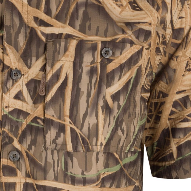 Drake 8-Shot Short Sleeve Flyweight Shirt Shadow Grass S