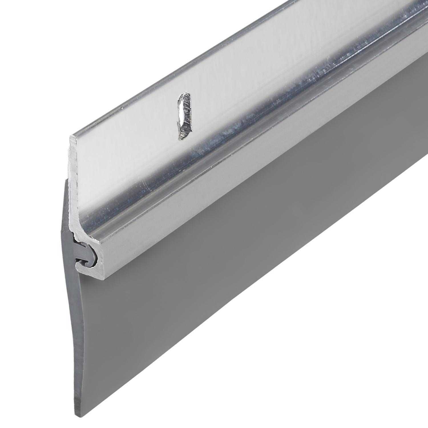 M-D Building Products Silver Aluminum/Vinyl Sweep For Doors 36 in. L X 1.38 in.