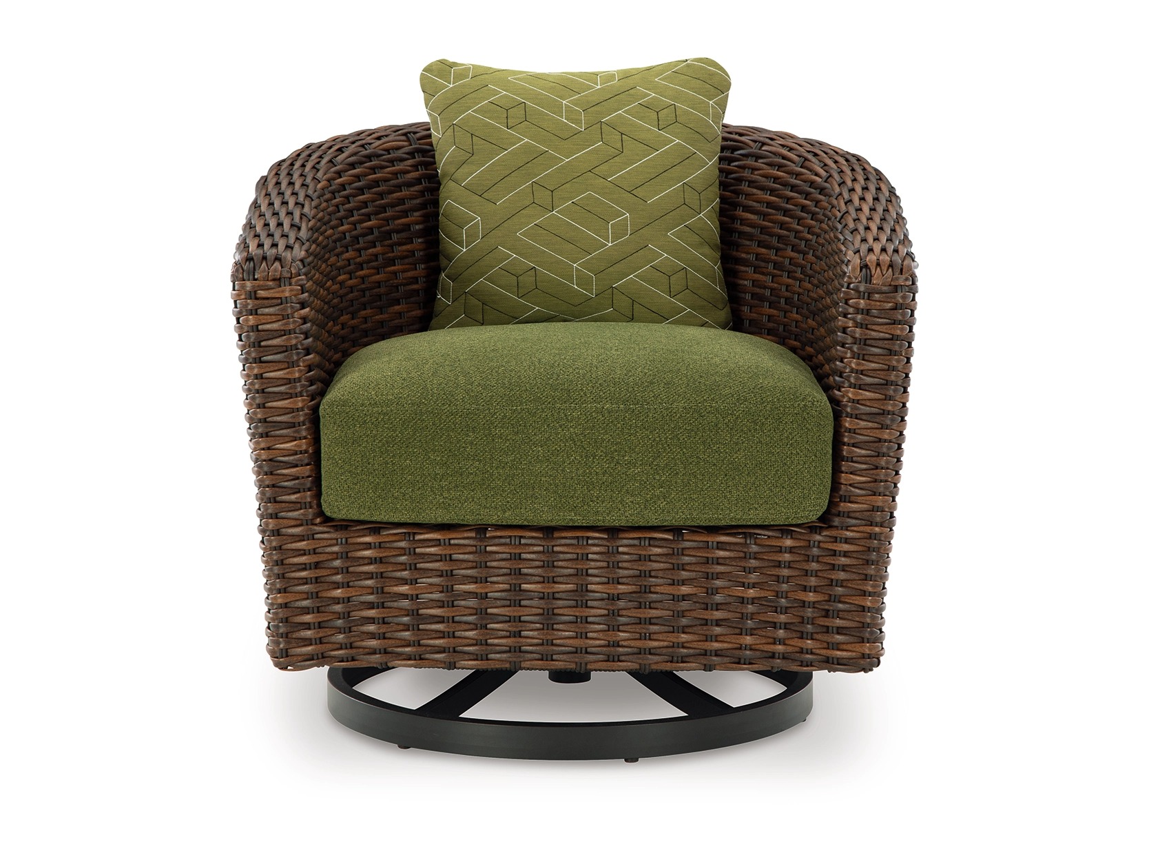 Ashley Horizon Hall Outdoor Swivel Lounge Chair with Cushion