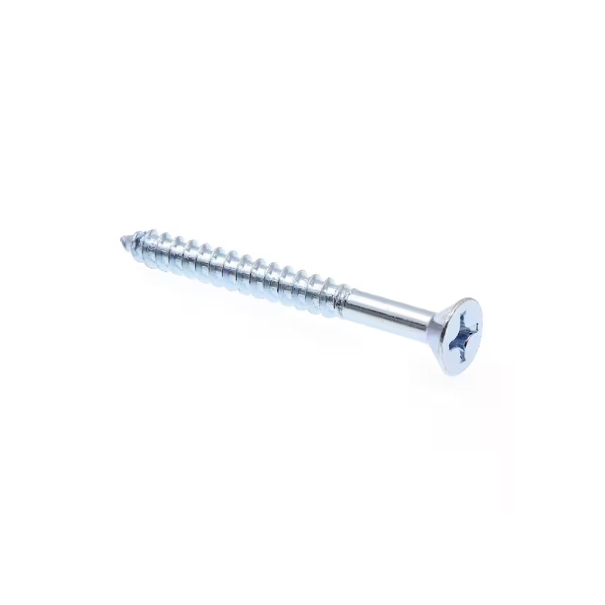 14 mm &times; 1/2 in. Zinc‑plated Phillips Flat‑head Wood Screw Extra‑length