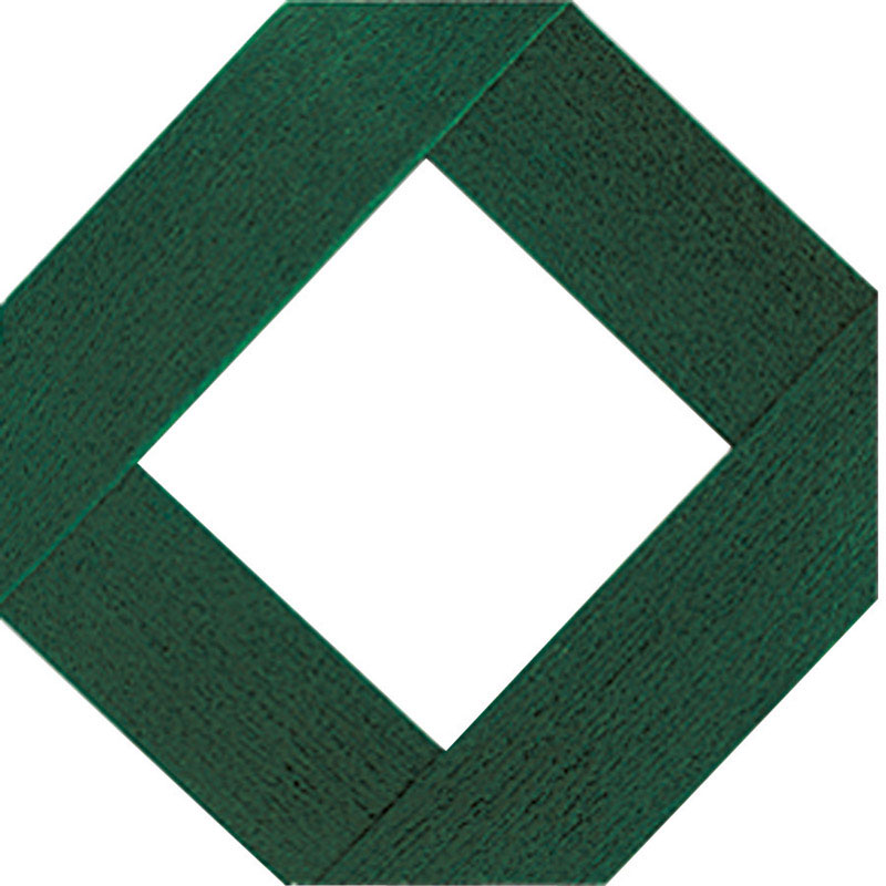 Grid Axcents 48 ft. x 8 ft. L Forest Green Plastic Lattice Panel