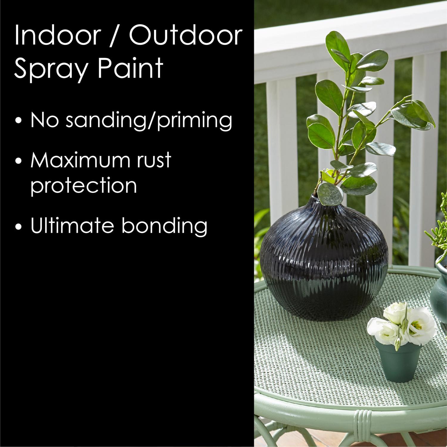 Krylon Fusion All-In-One Gloss Black Paint+Primer Spray Paint 12 oz