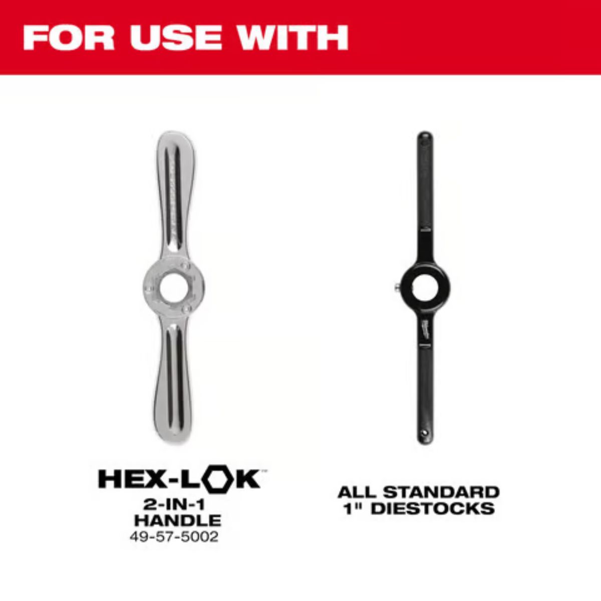 Milwaukee SAE 10-24 NC 1 in. Hex Threading Die