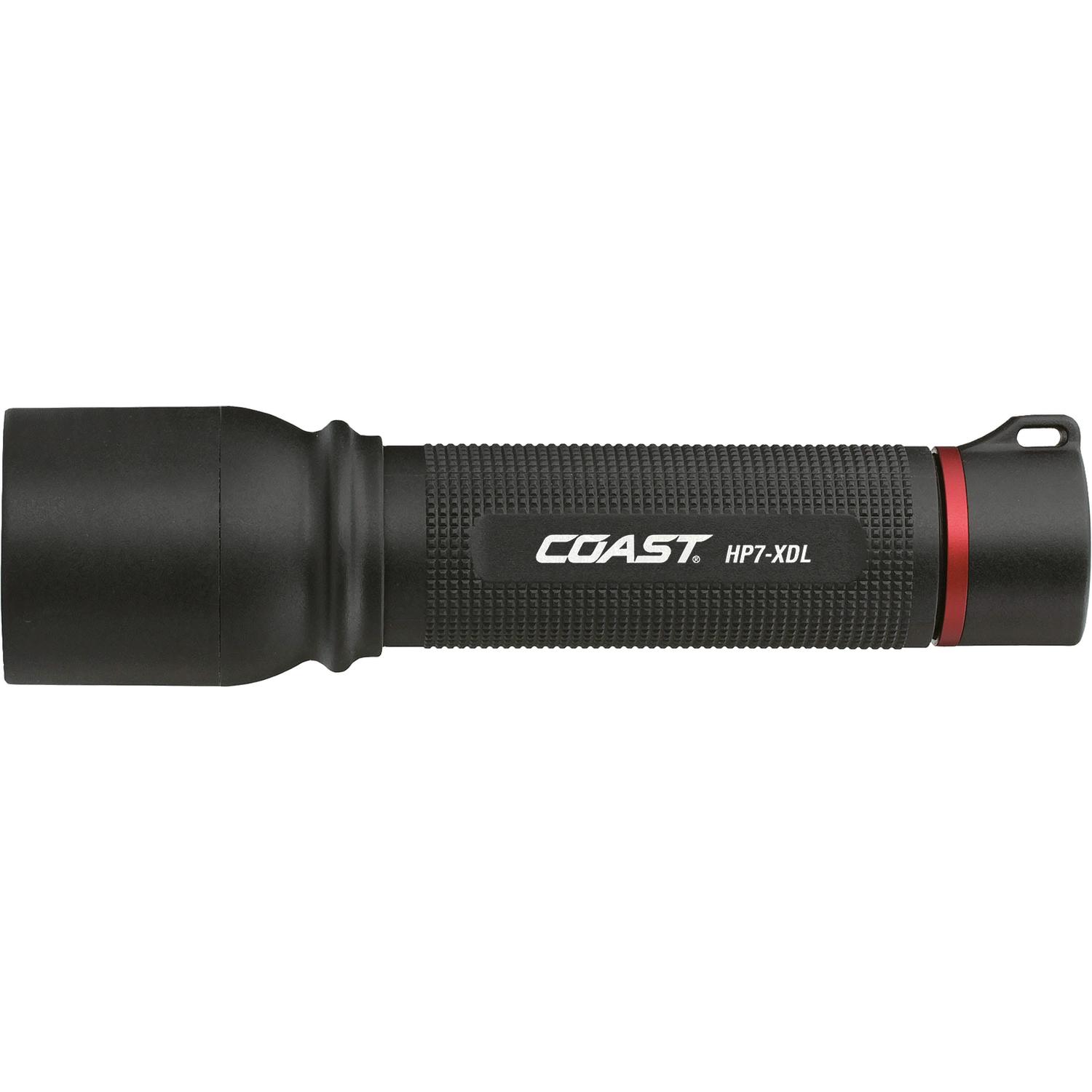 Coast HP7XDL 1200 lm Black LED Flashlight AAA Battery