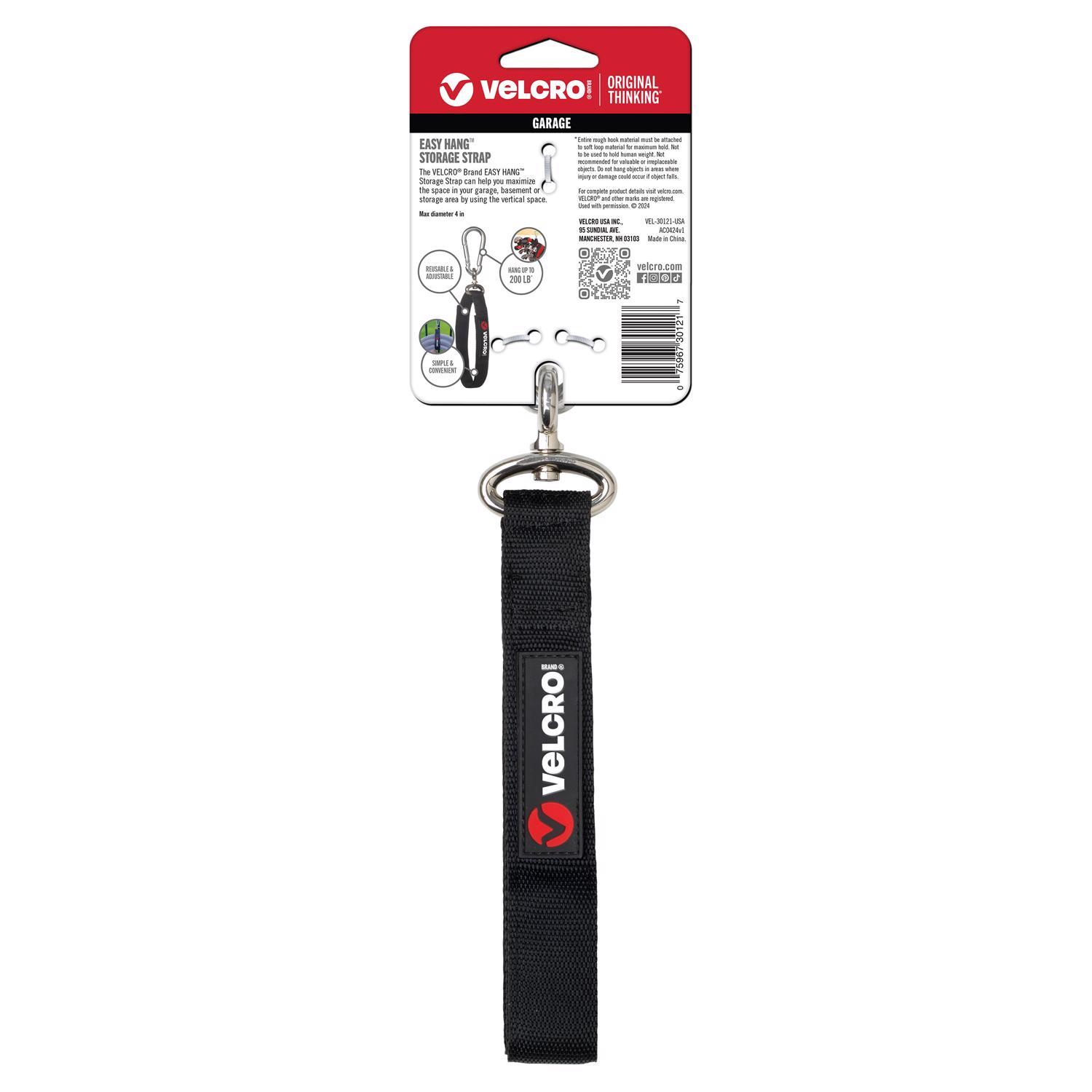 VELCRO Brand 1 in. W X 24 in. L Black Storage Straps 200 lb 1 pk