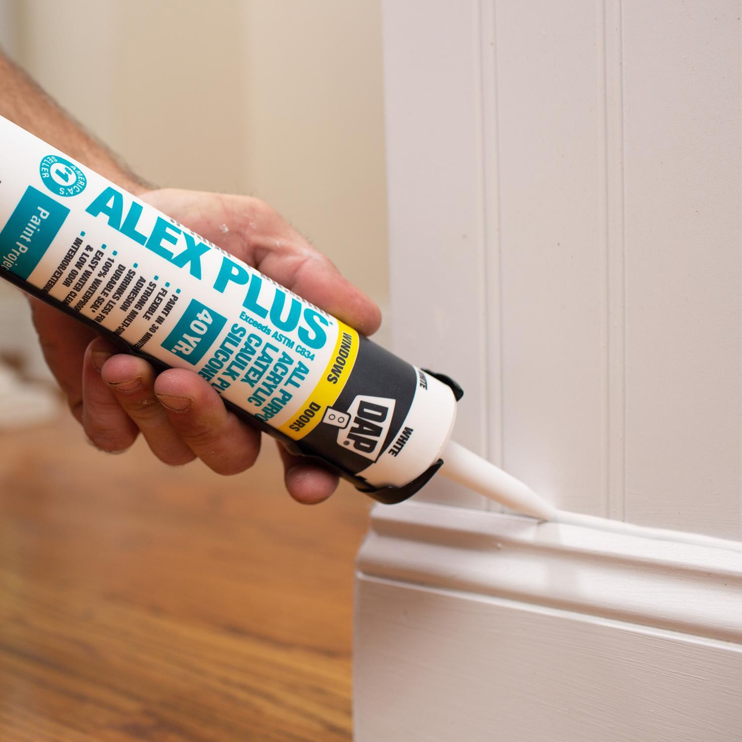 DAP Alex Plus White Acrylic All Purpose Caulk 5.5 oz