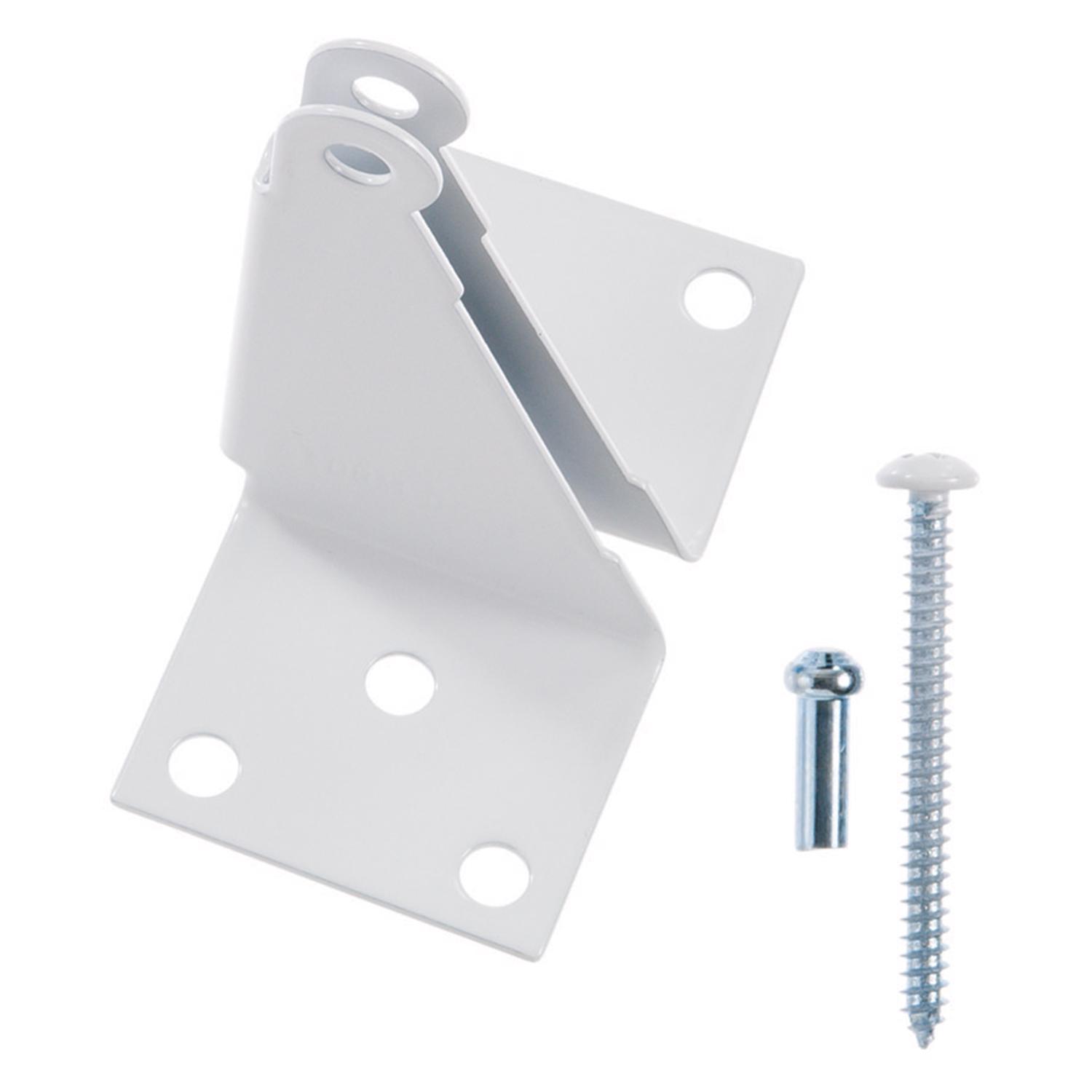 Ace White Steel Jamb Bracket 1 pc