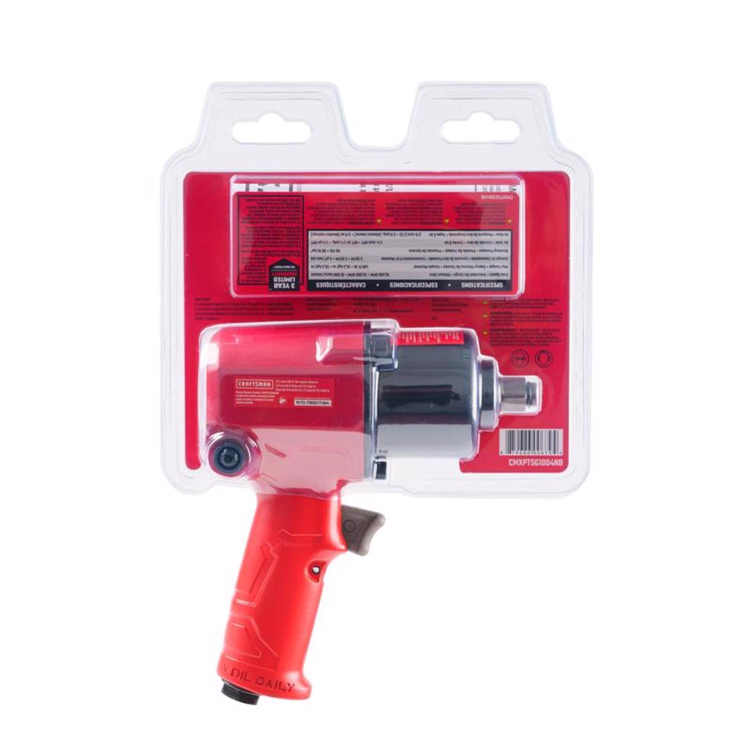 CRAFTSMAN 1/2 in. Air Impact Wrench 400 ft/lb