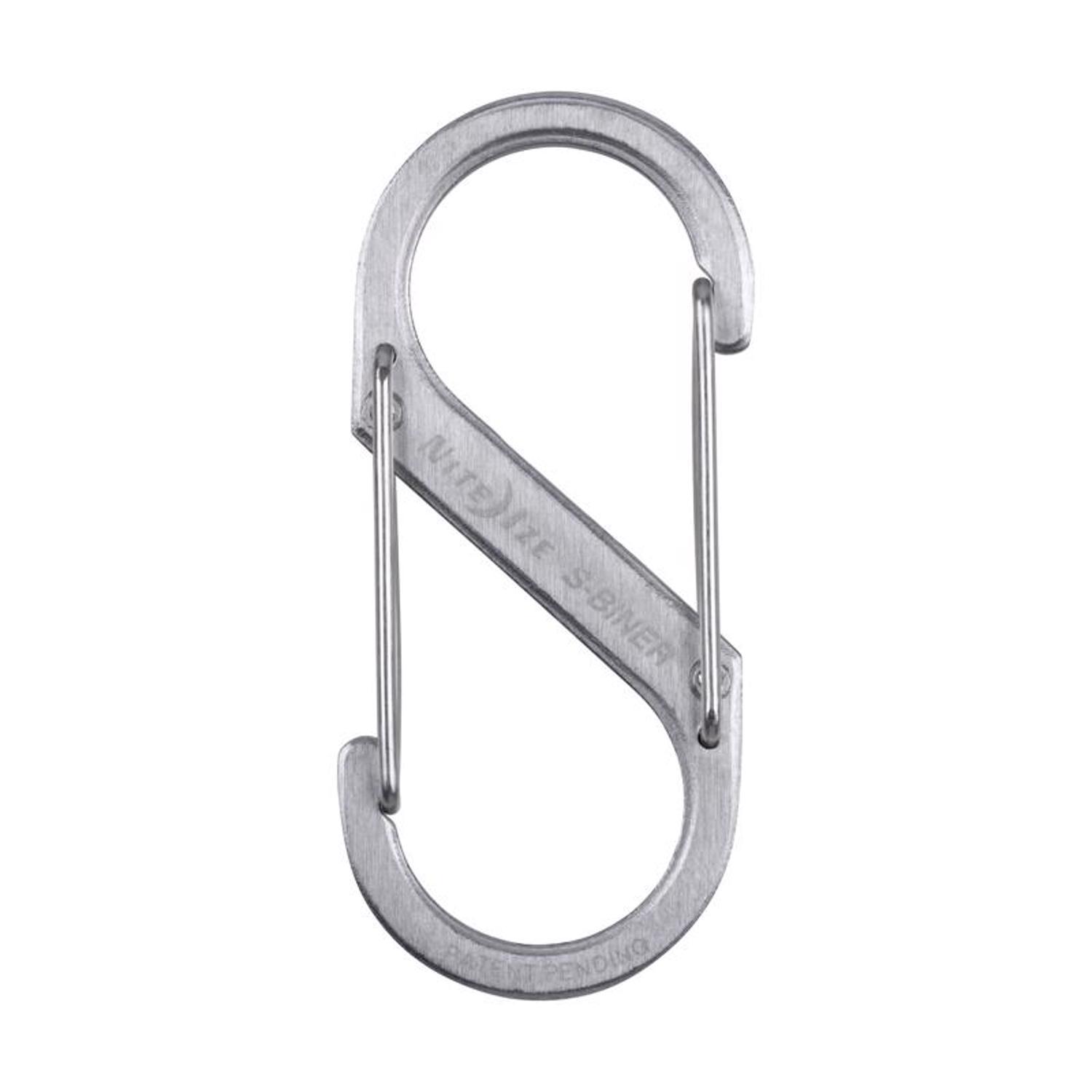Nite Ize S-Biner Stainless Steel Silver Dual Carabiner S-Biner